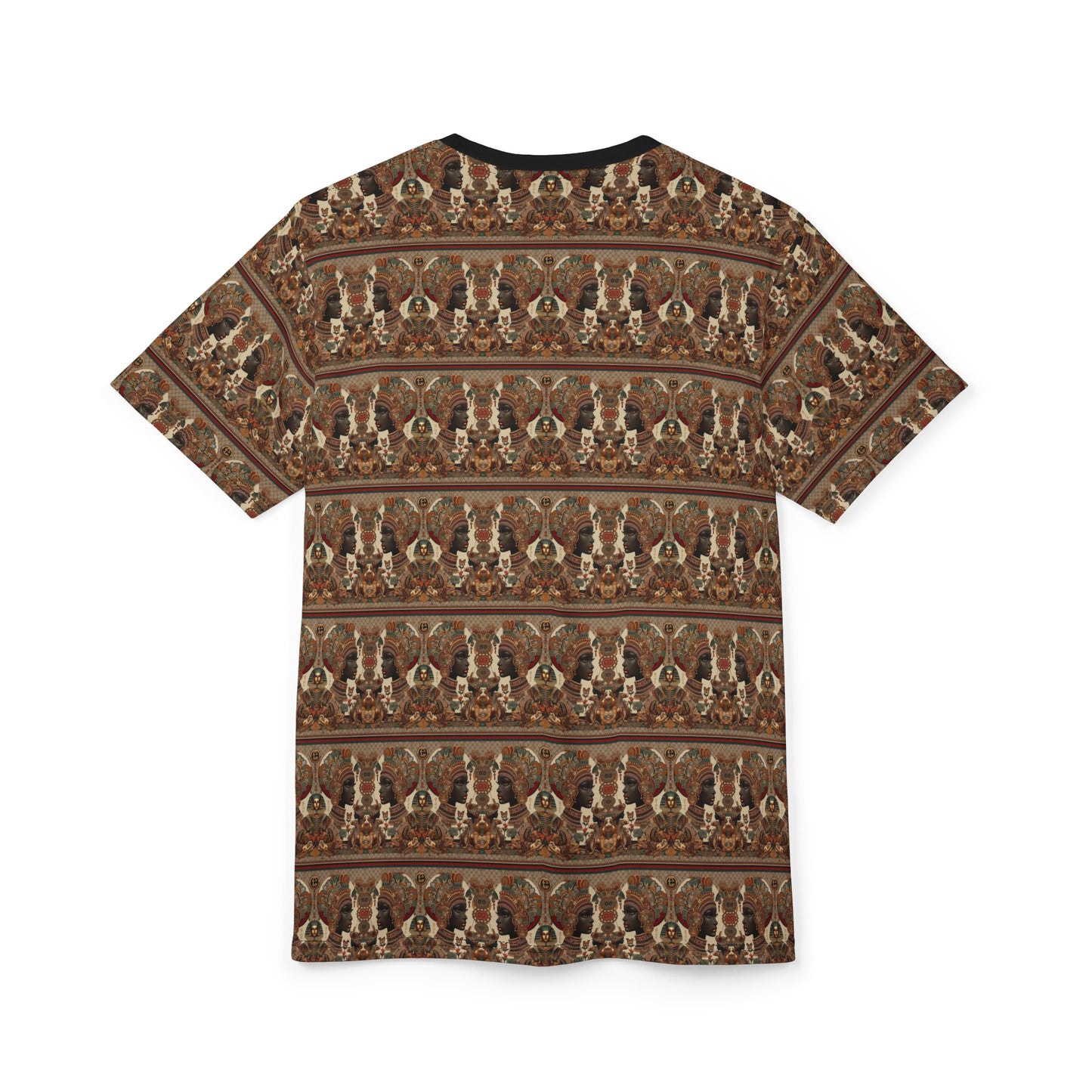 Stylish Unisex Cut & Sew Tee with Unique Pattern - Perfect for Casual Wear and Gift Giving