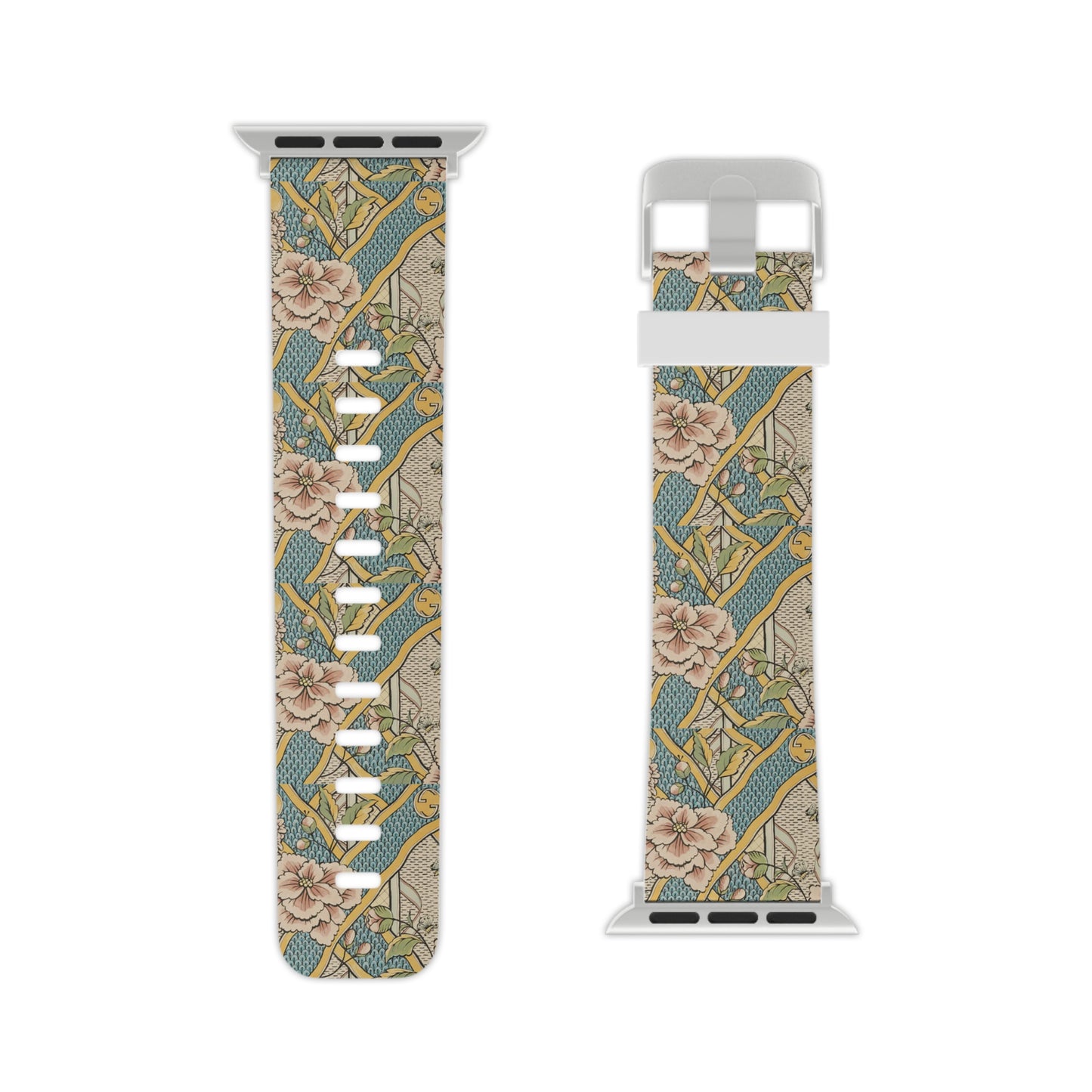 Floral Pattern Apple Watch Band - Stylish & Comfortable Strap