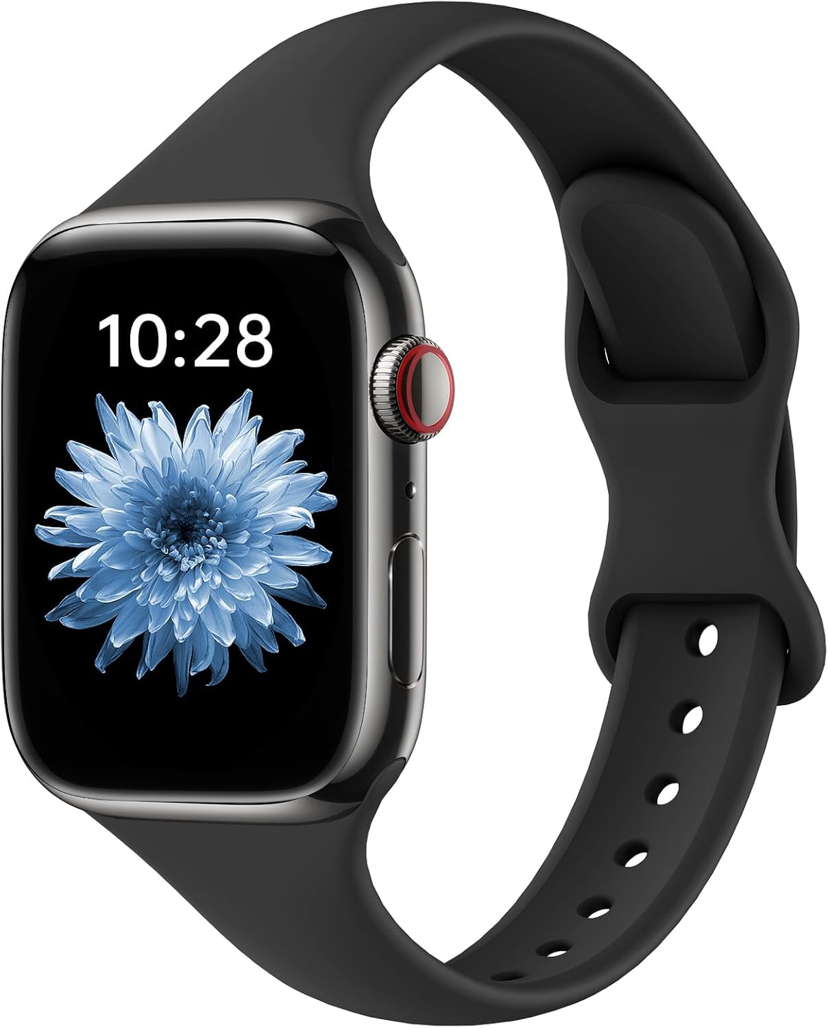 Patenting Thin Slim Sport Band Compatible with Apple Watch Bands for Women Men 40Mm 41Mm 38Mm 42Mm 44Mm 45Mm 46Mm 49Mm, Soft Silicone Waterproof Strap for Iwatch Series 10/9/Se/8/7/Ultra/6/5/4/3/2/1