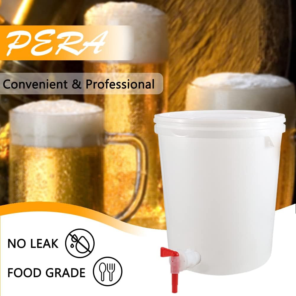 Plastic Bottling Bucket Spigot Valve Replacement Spigot Tap Faucet for Beer Homebrew Soda Beverage Fermenter Bucket (8Pcs)