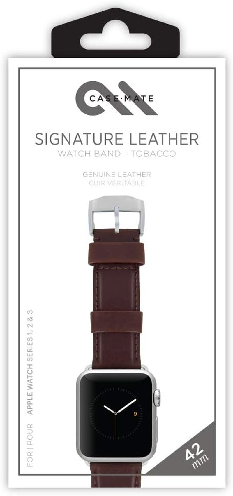 Case Mate Apple Watch 42Mm Signature Leather Watchband - Tobacco