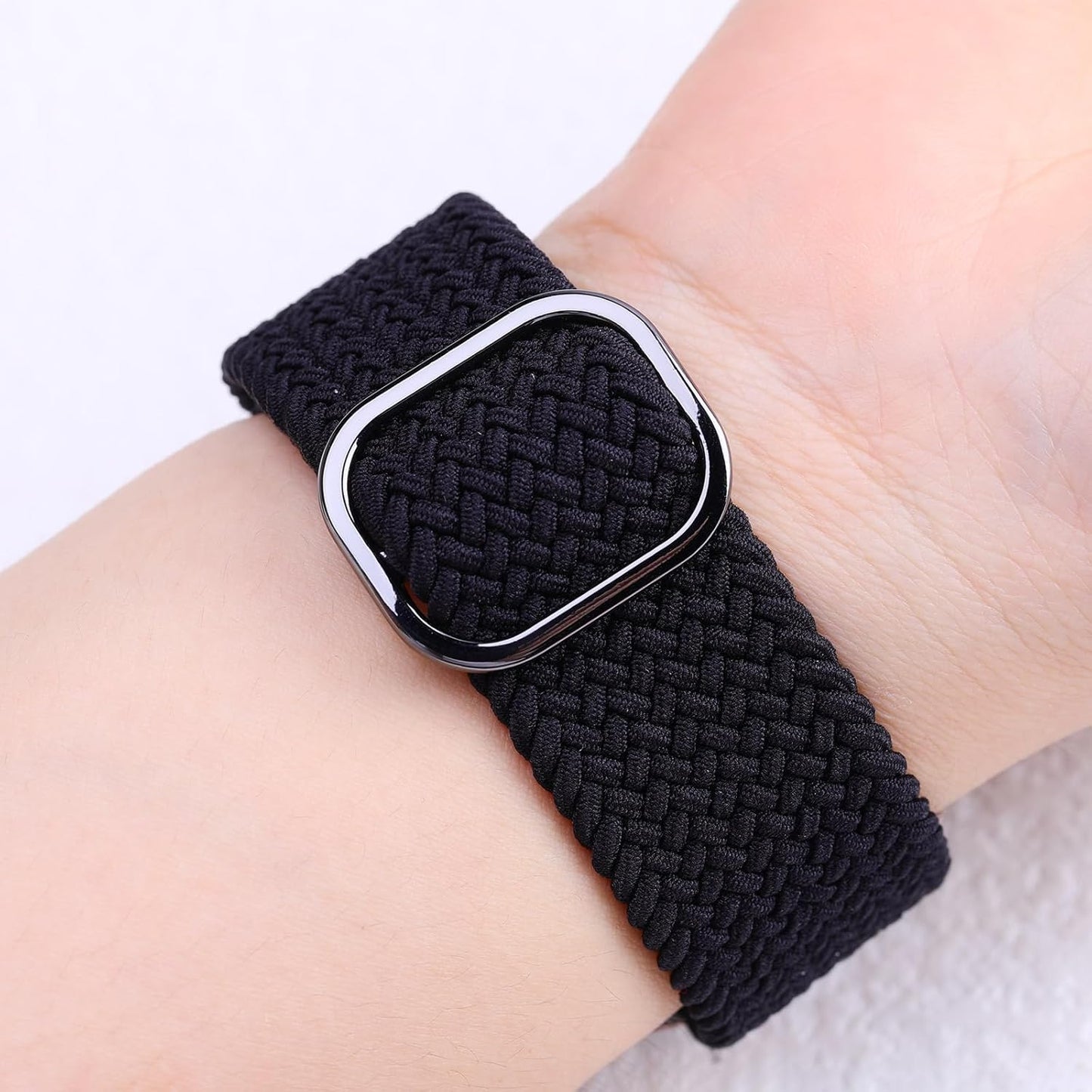 5 Packs Braided Solo Loop Compatible with Apple Watch Band 38Mm 40Mm 41Mm 42Mm 44Mm 45Mm for Women Men, Stretchy Nylon Sport Bands with Adjustable Buckle for Iwatch Series 8 7 6 SE 5 4 3 2 1