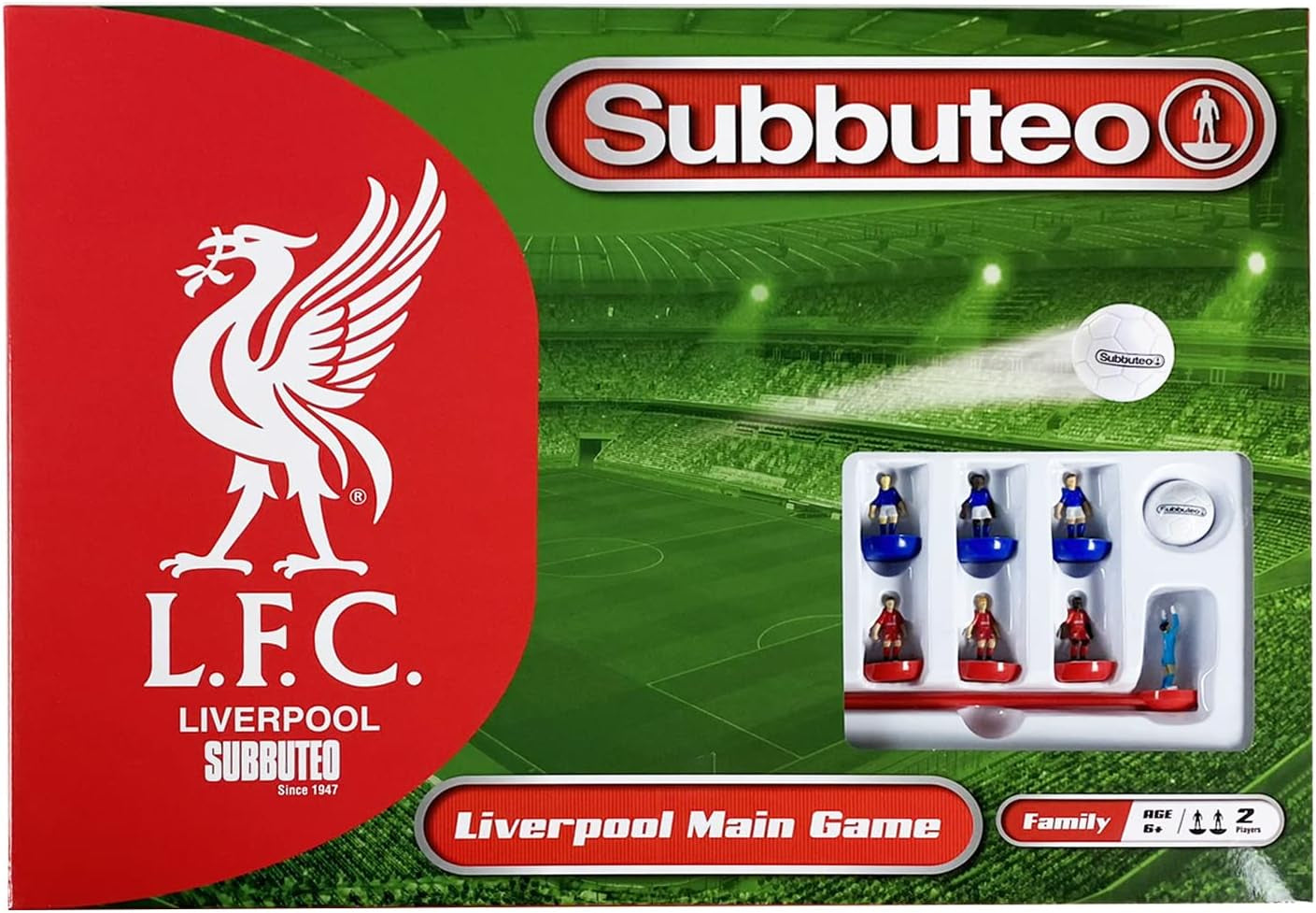 Subbuteo Official Liverpool FC Main Game (U08577),Red, for Age 6 Years and Over UKUK