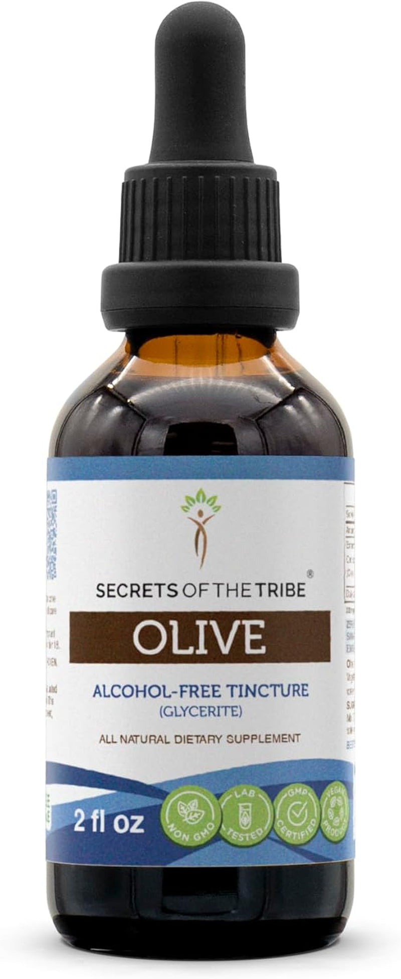 Olive Alcohol-Free Liquid Extract, Olive (Olea Europaea) Dried Leaf (4 FL OZ) TLBH