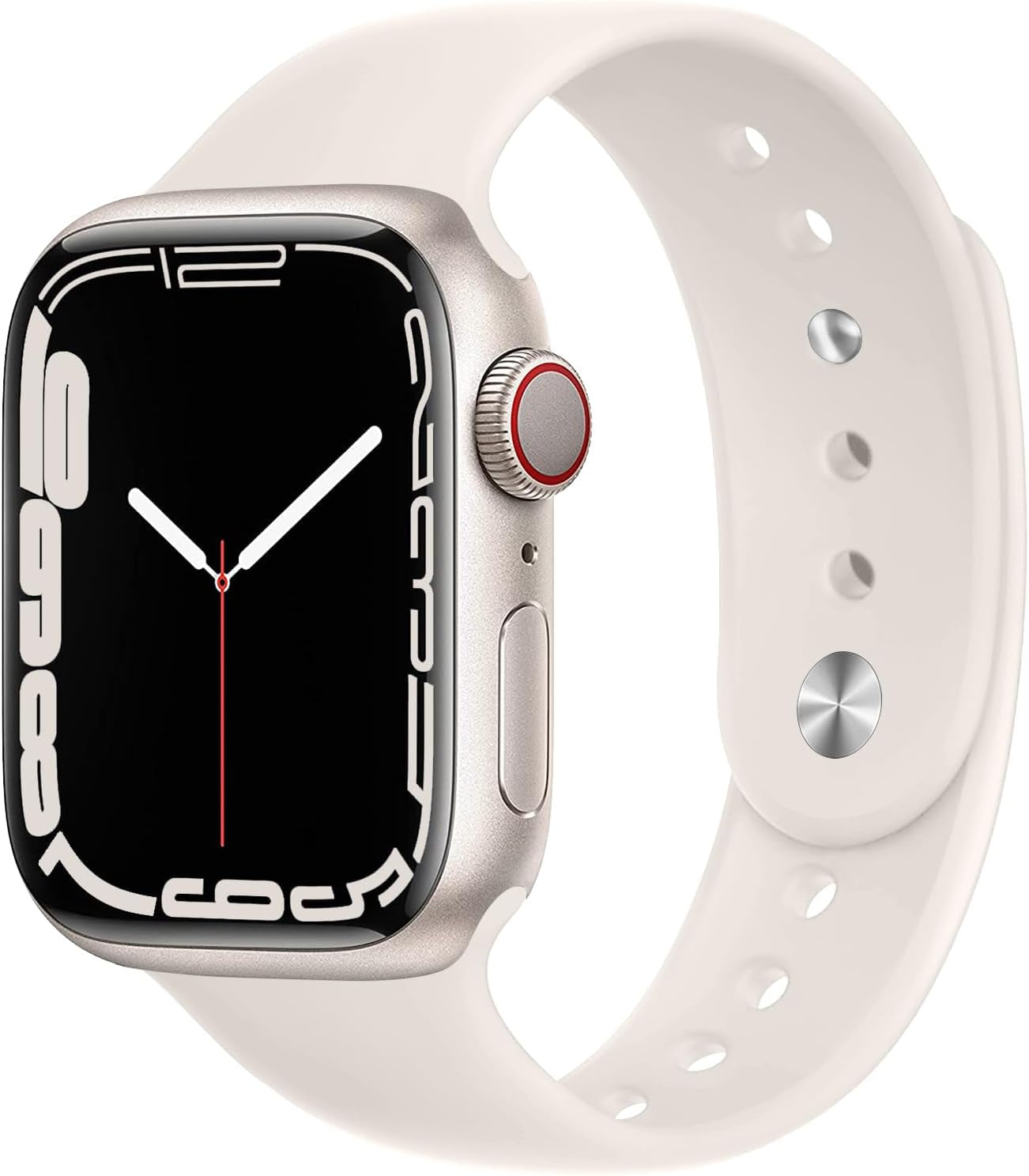 Sport Bands for Apple Watch Band 40Mm 44Mm 45Mm 49Mm 41Mm 38Mm 42Mm Women/Men,Soft Silicone Strap for Apple Watch Series 9,Ultra 2,8,Ultra,Se,7 6 5 4 3,Correa Iwatch Bands Wristband