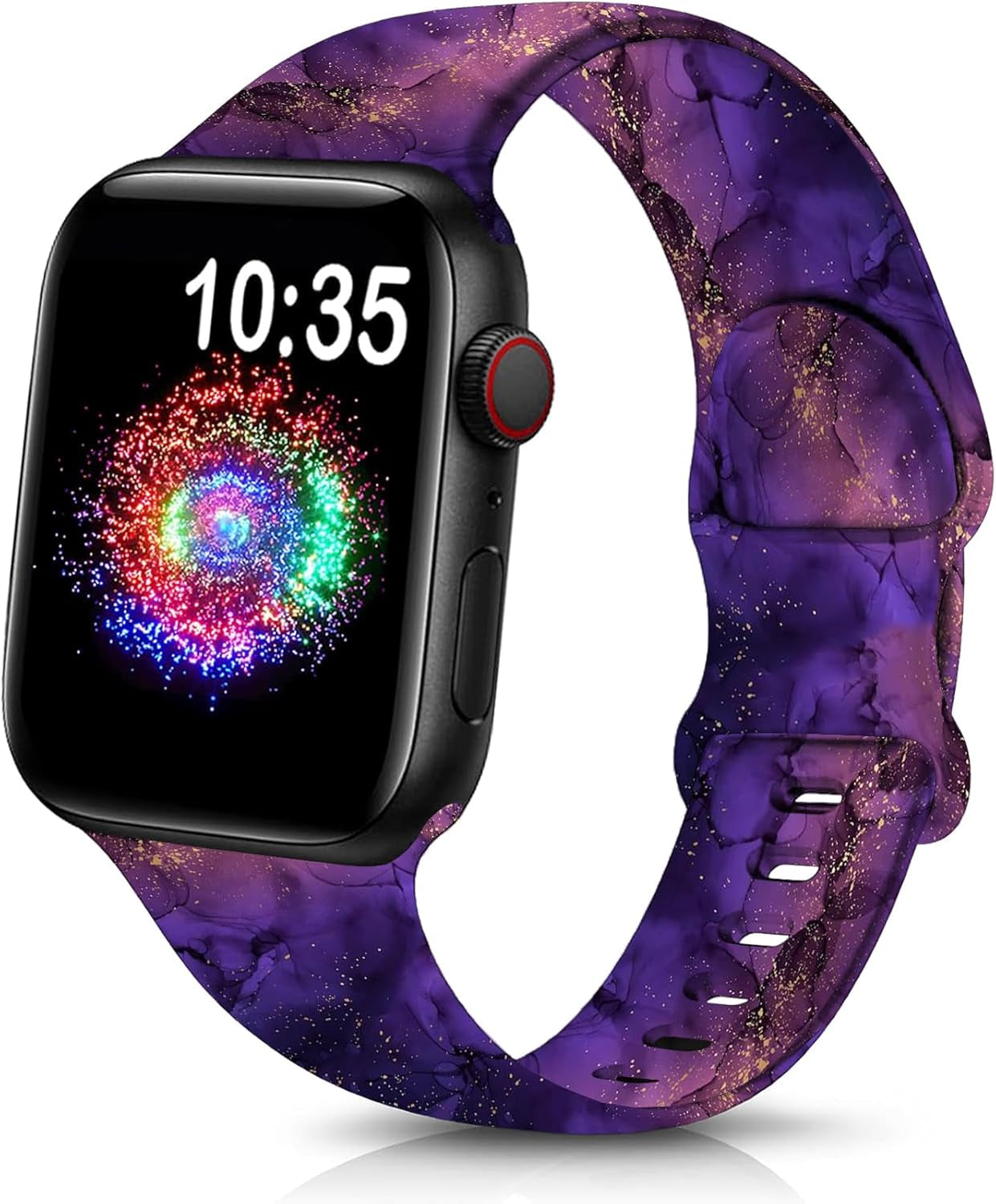 Cute Sport Wristband Compatible with Apple Watch Band 40Mm 44Mm 46Mm 41Mm 45Mm 38Mm 42Mm 49Mm,Soft Silicone Replacement Strap for Iwatch Series 10 9 Ultra SE 8 7 6 5 4 3 2 1 for Women Men