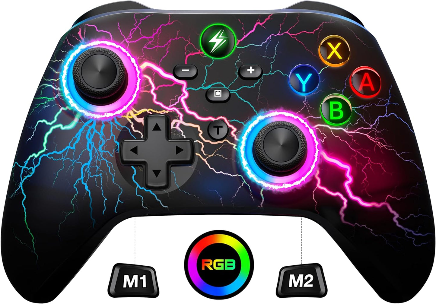 Wireless Switch Controller for Nintendo Switch Controller/Lite/Oled, LED Wired PC Game Joysticks-Wireless Ios/Android Remote, Nintendo Game Accessories Gamepads & Standard Controllers
