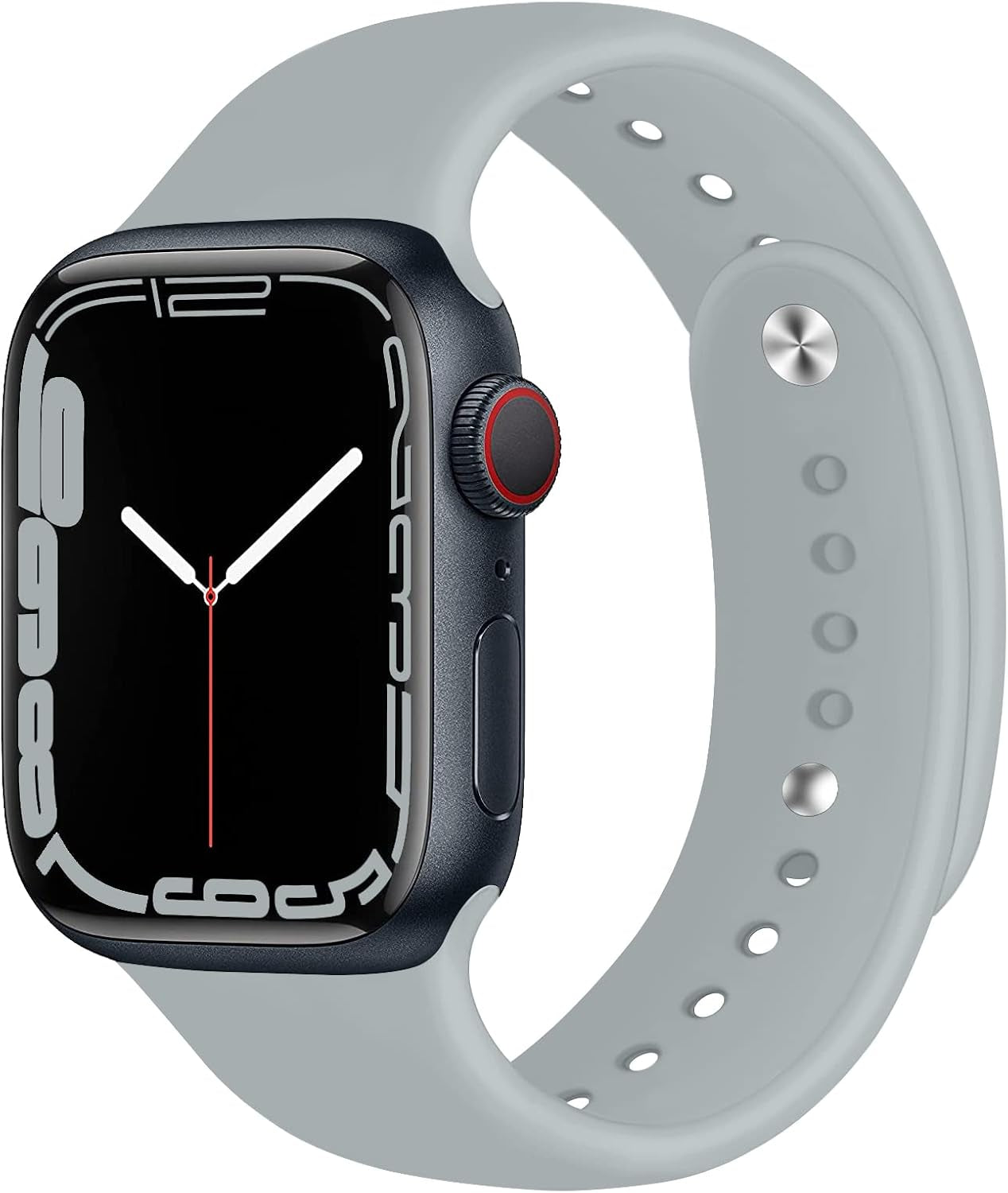 Sport Bands for Apple Watch Band 40Mm 44Mm 45Mm 49Mm 41Mm 38Mm 42Mm Women/Men,Soft Silicone Strap for Apple Watch Series 9,Ultra 2,8,Ultra,Se,7 6 5 4 3,Correa Iwatch Bands Wristband