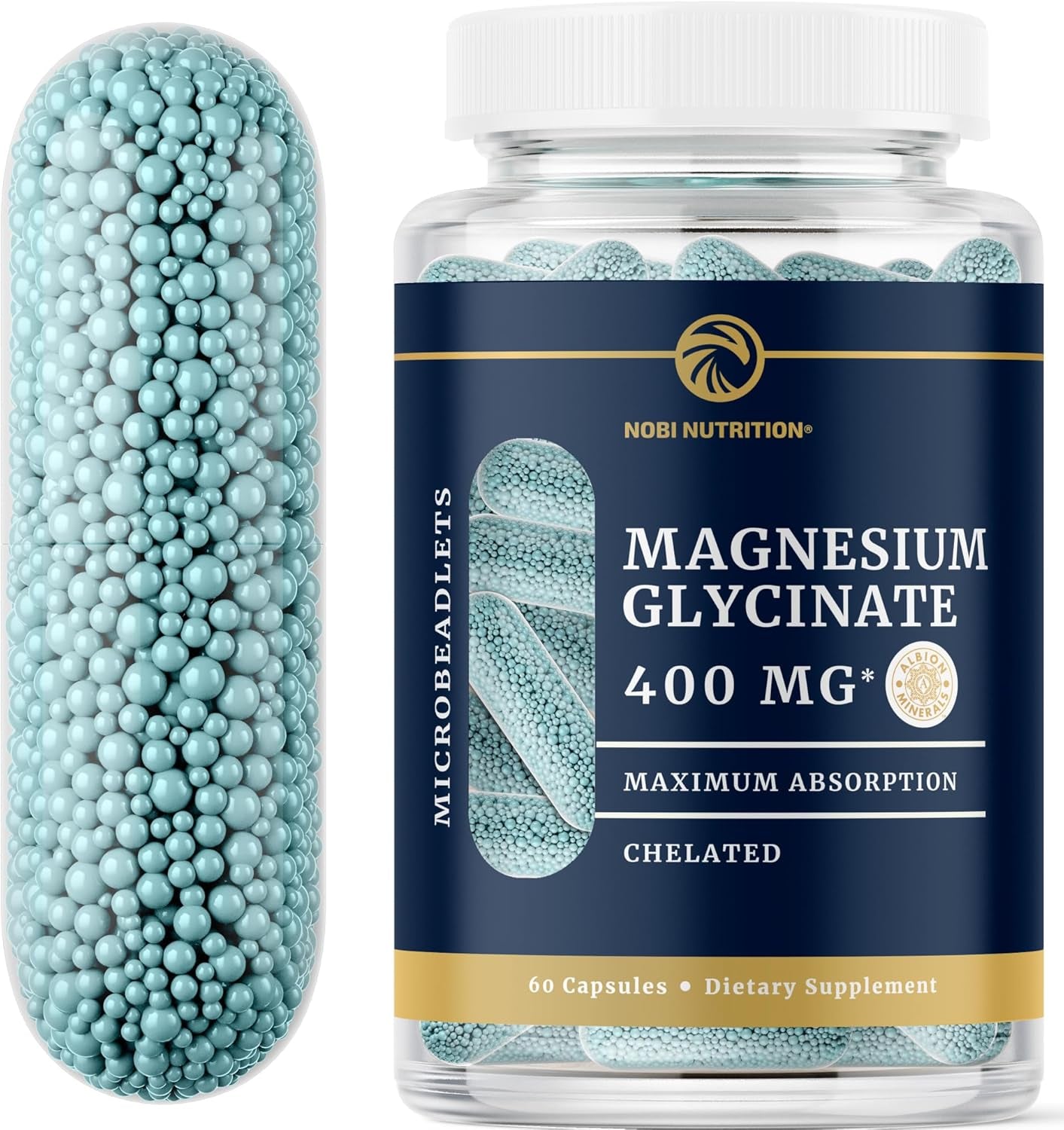 Magnesium Ashwagandha | Calming Magnesium Supplement for Adults | Relax, Rest, Calm Mood & Sleep Support | Mag Citrate & Oxide 400 Mg + Ashwagandha 500 Mg | Muscle Health & Stress Relief | 120 Ct TLBH