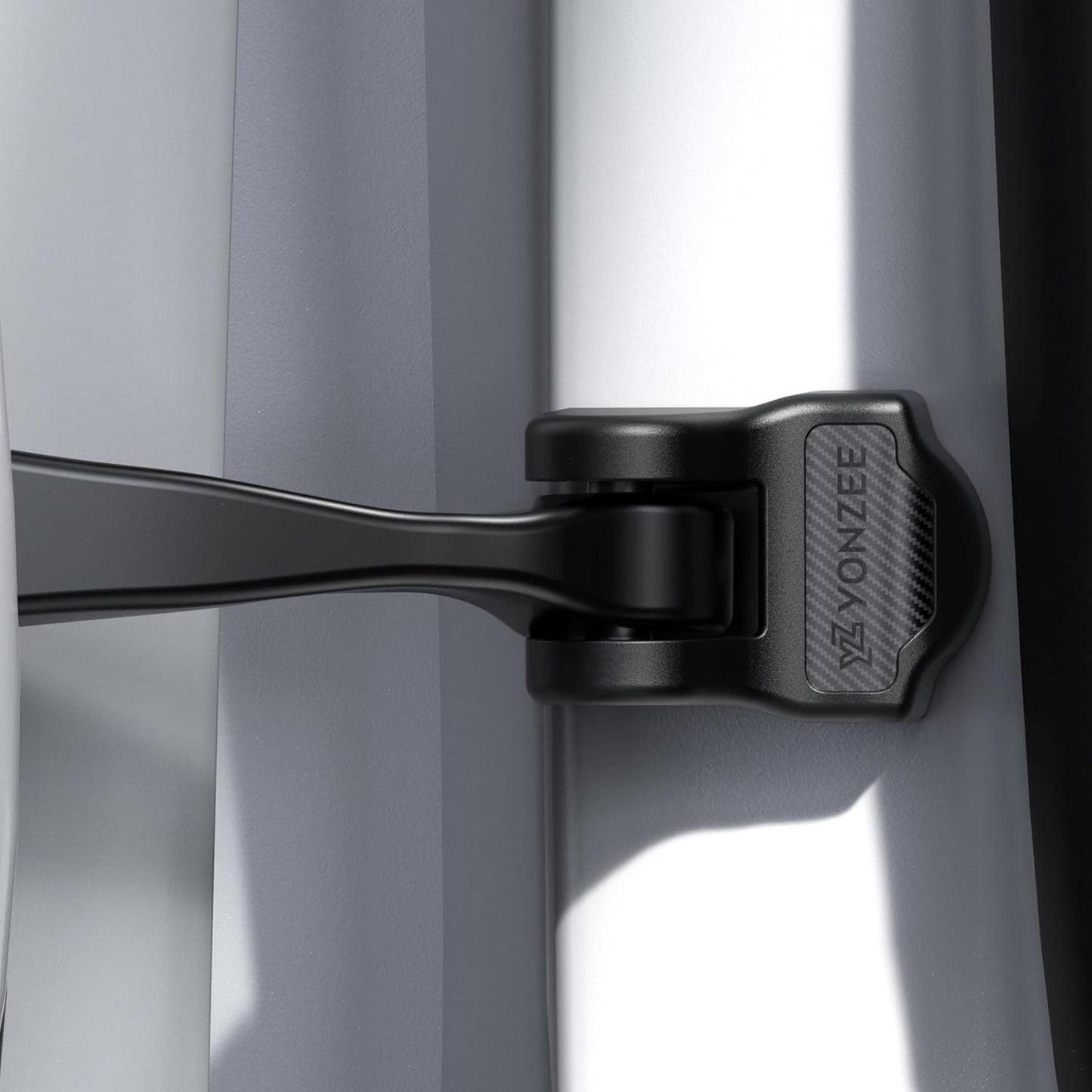 Door Striker Covers and Hinge Covers for Tesla Model Y Accessories 2024 2023 2022 2021(Carbon Fiber Edition)