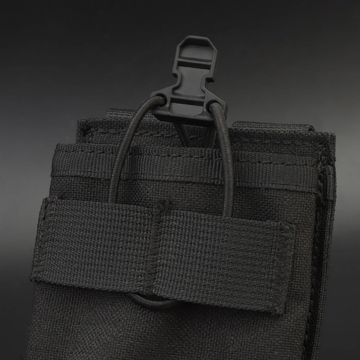 4Pcs Magazine Bag Pull Tab Adjustable Shock Cord Retainer Magazine Pouch Portable Nylon Pull Tab Accessories for Mag Pouch Vest