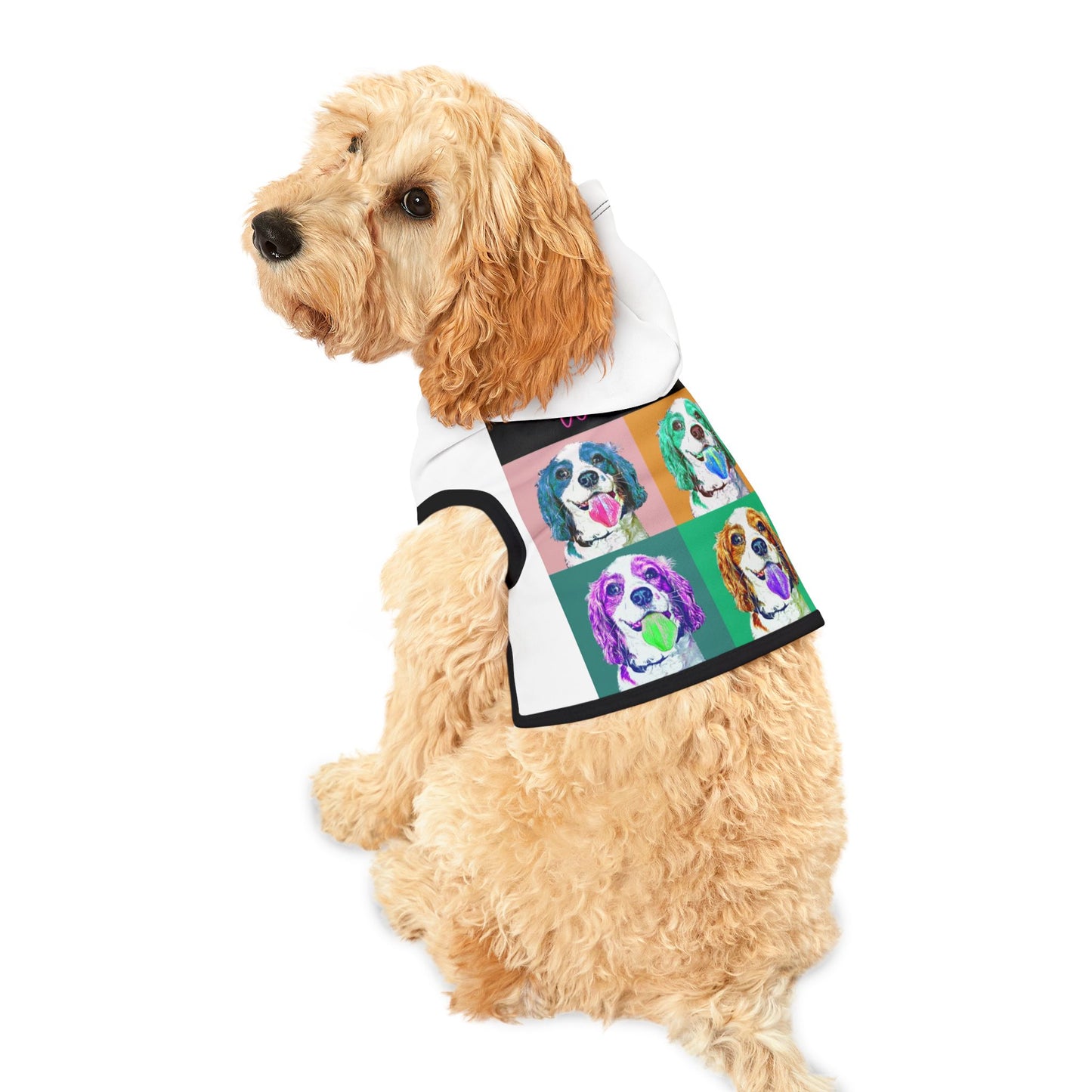 Andy Warhol Style POP Art Pet Hoodie