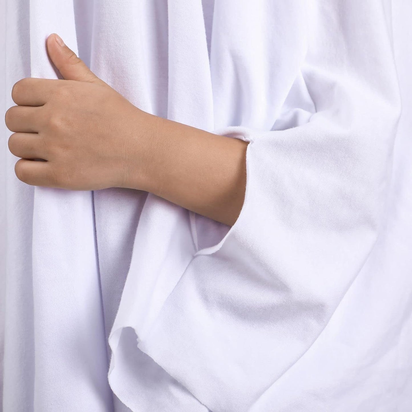 Unisex Kid Ghost Costume Girl Halloween Fancy Dress Cosplay Boy White Boo Ghost Cloak Child Spooky Trick-Or-Treating(White,M)