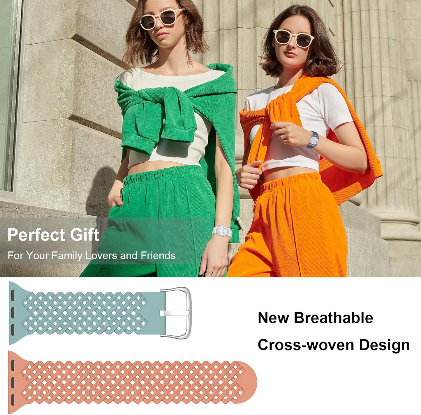 Sport Bands Compatible with Apple Watch Band 38Mm 40Mm 41Mm 42Mm 44Mm 45Mm 49Mm Women, Soft Silicone Strap with Classic Clasp Replacement Wristband for Iwatch Series Ultra 8 7 SE 6 5 4 3 2 1