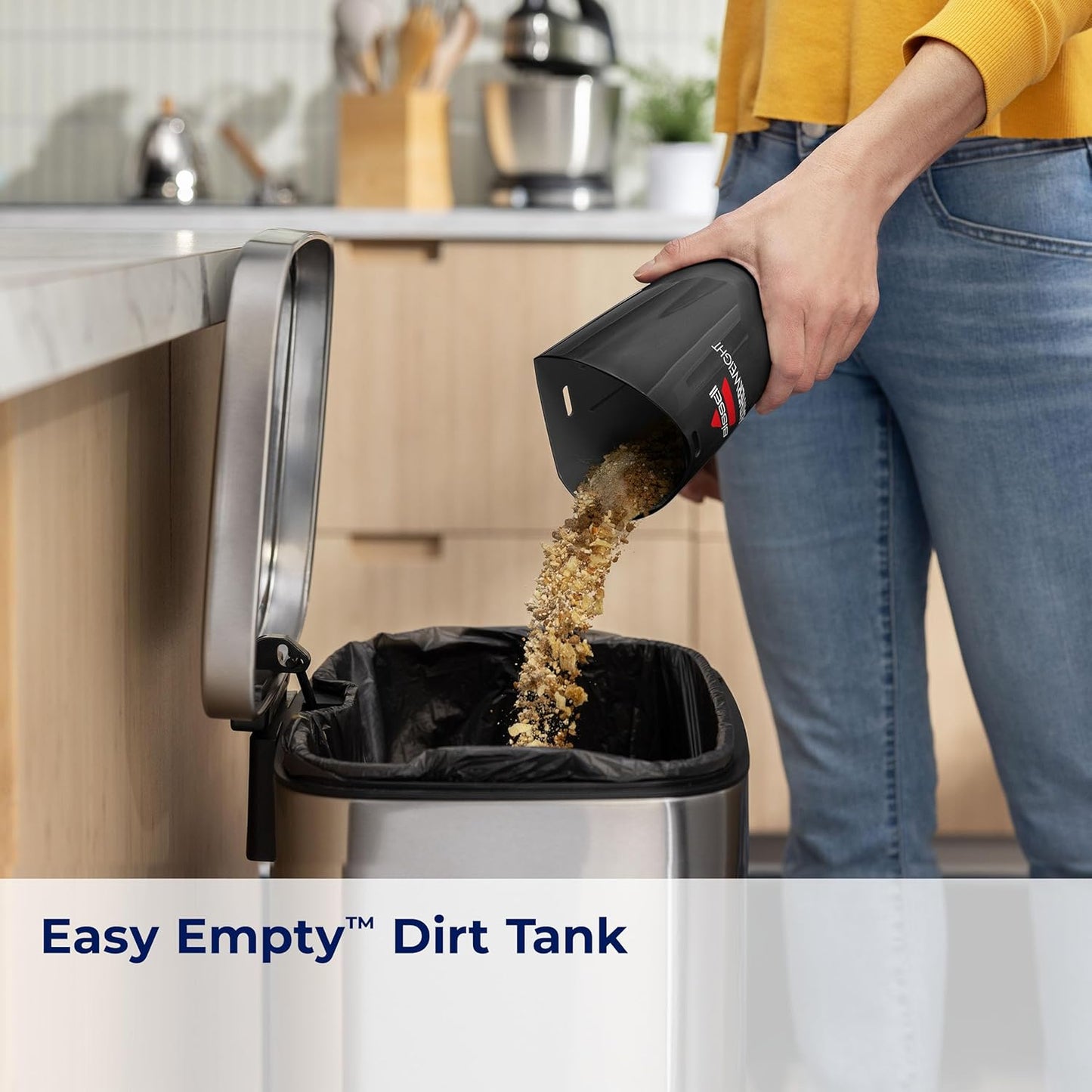 Featherweight Stick Lightweight Bagless Vacuum with Crevice Tool, 2033M, Black