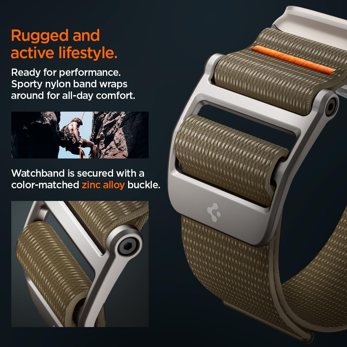 Durapro Flex Ultra Designed for Apple Watch Band for Apple Watch Ultra 2/Ultra 49Mm, Series 10 46Mm, 9/8/7 45Mm, SE2/SE/6/5/4 44Mm, 3/2/1 42Mm Adjustable Solo Loop Band Strap