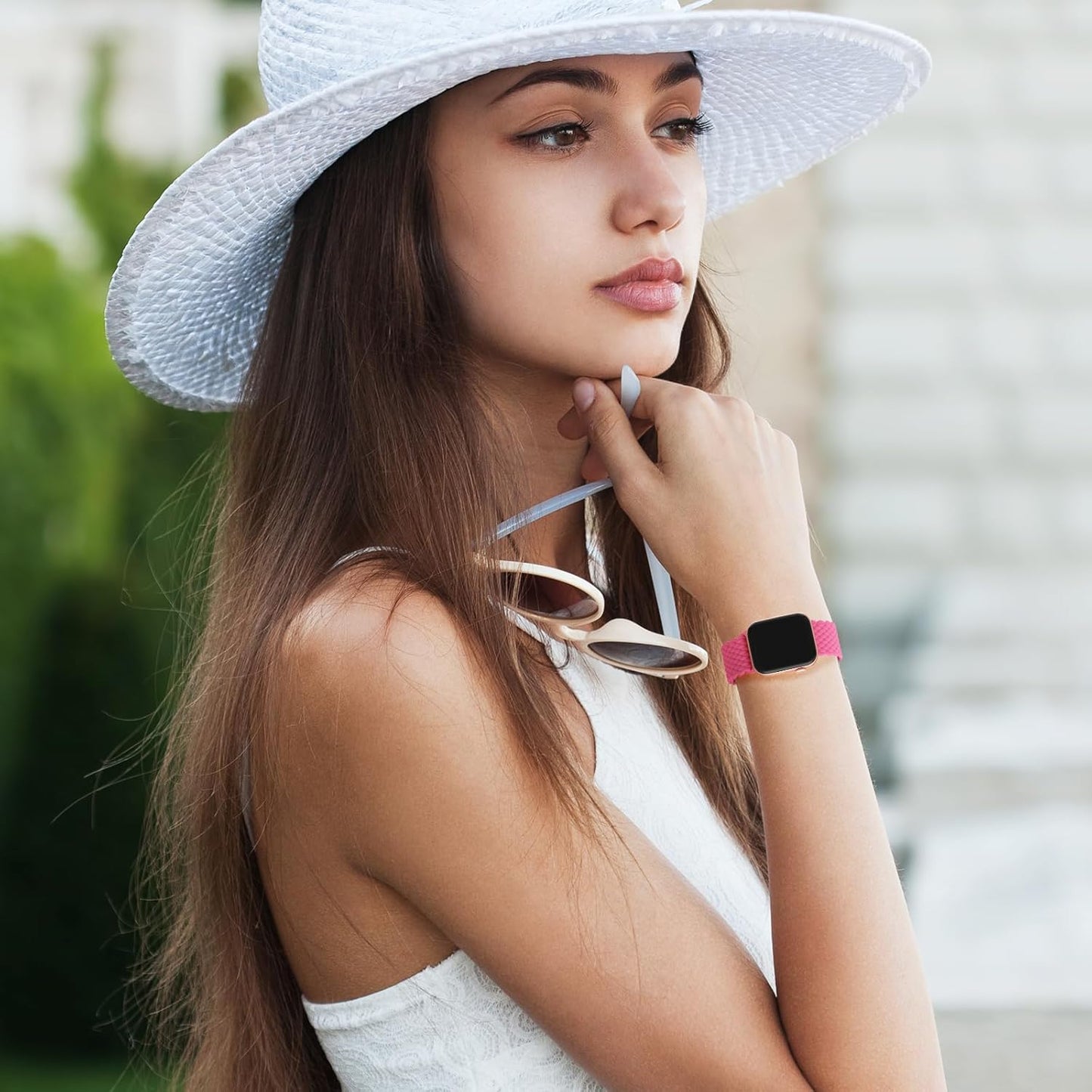 Braided Solo Loop Bands Compatible for Apple Watch Band 38Mm 40Mm 41Mm 42Mm 44Mm 45Mm 49Mm, Stretchy Nylon Elastic Sport Strap for Iwatch Ultra Series 9 8 7 SE 6 5 4 3 2 1 Women & Men