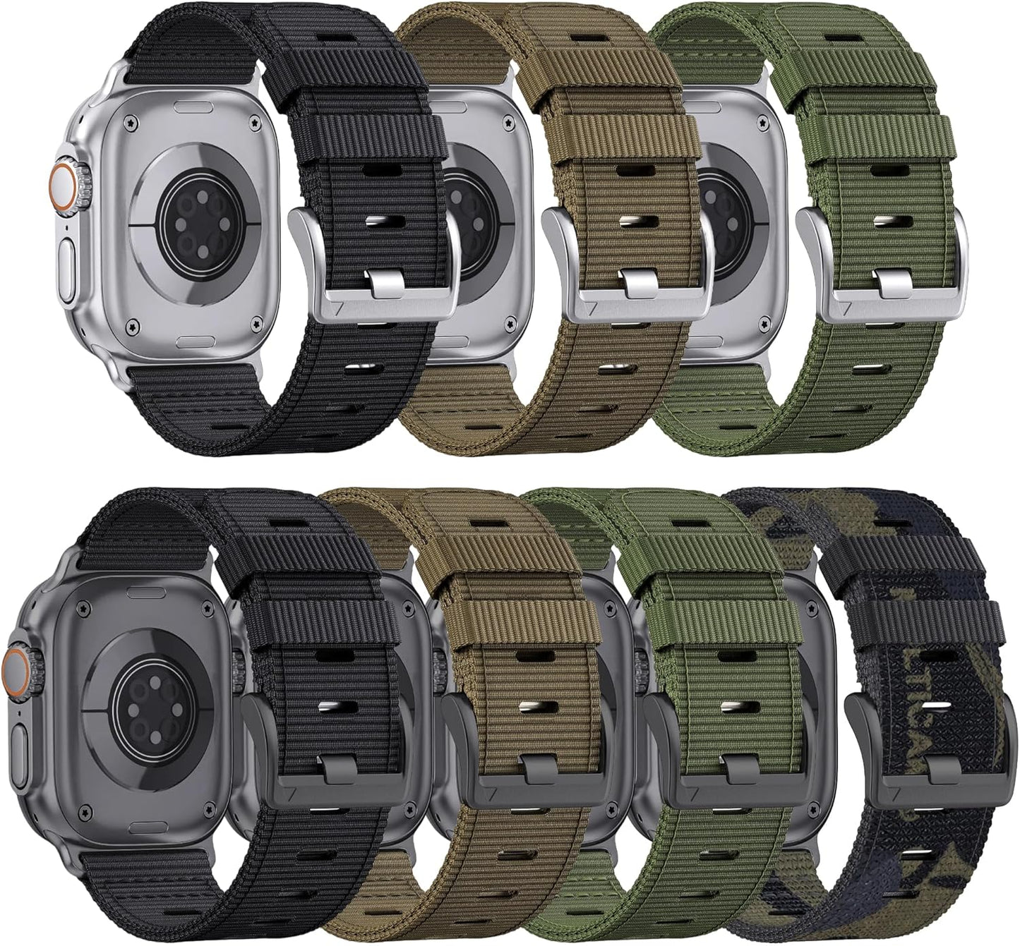Nylon Quick Release Watch Bands for Apple Watch 49Mm 46Mm 45Mm 44Mm 42Mm, Adjustable Breathable Replacement Nylon Sport Loop Watch Straps for Apple Watch Ultra Band 10/9/8/7/6/Se/5/4/3/2/1/Ultra 2