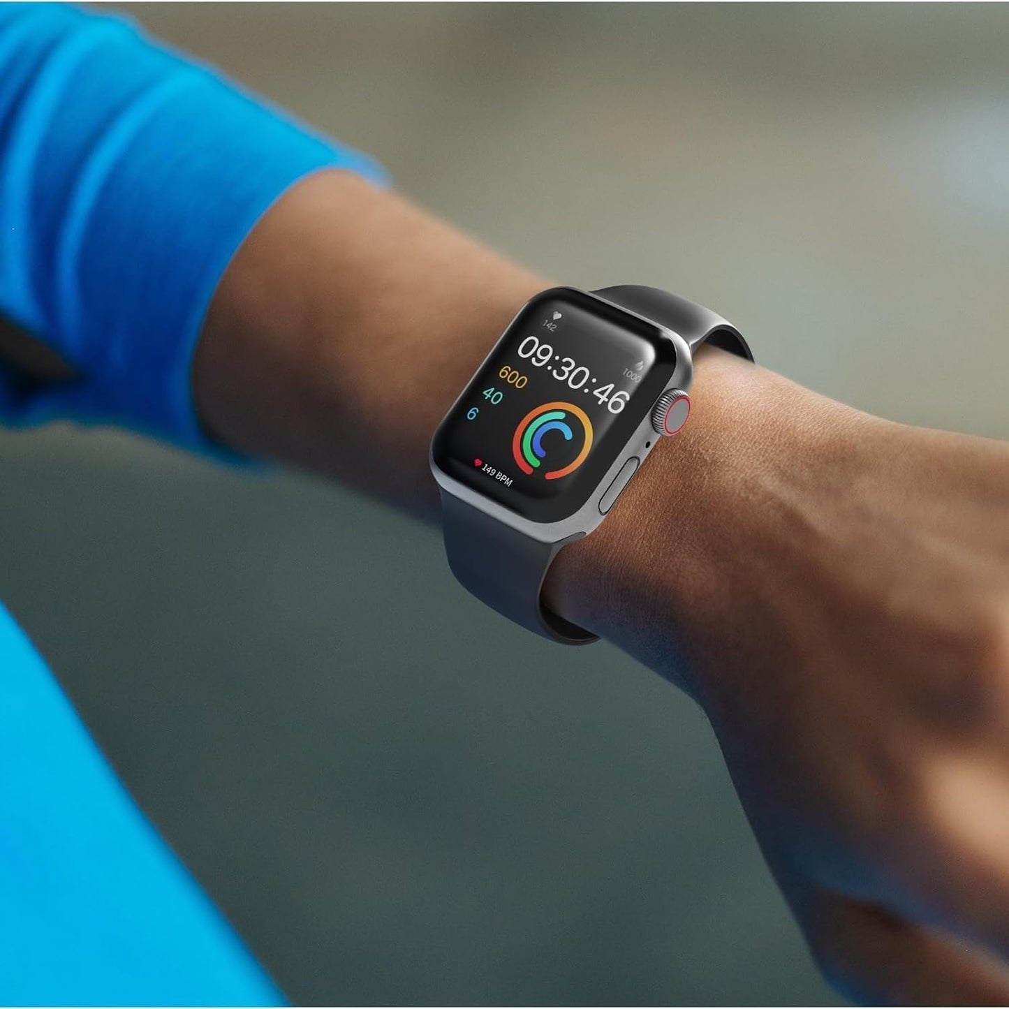 Sport Bands Compatible with Apple Watch Band 38Mm 40Mm 41Mm 42Mm 44Mm 45Mm 49Mm,Soft Silicone Waterproof Strap Compatible with Iwatch Apple Watch Series 9 Ultra 8 7 6 5 4 3 2 1 SE Universal