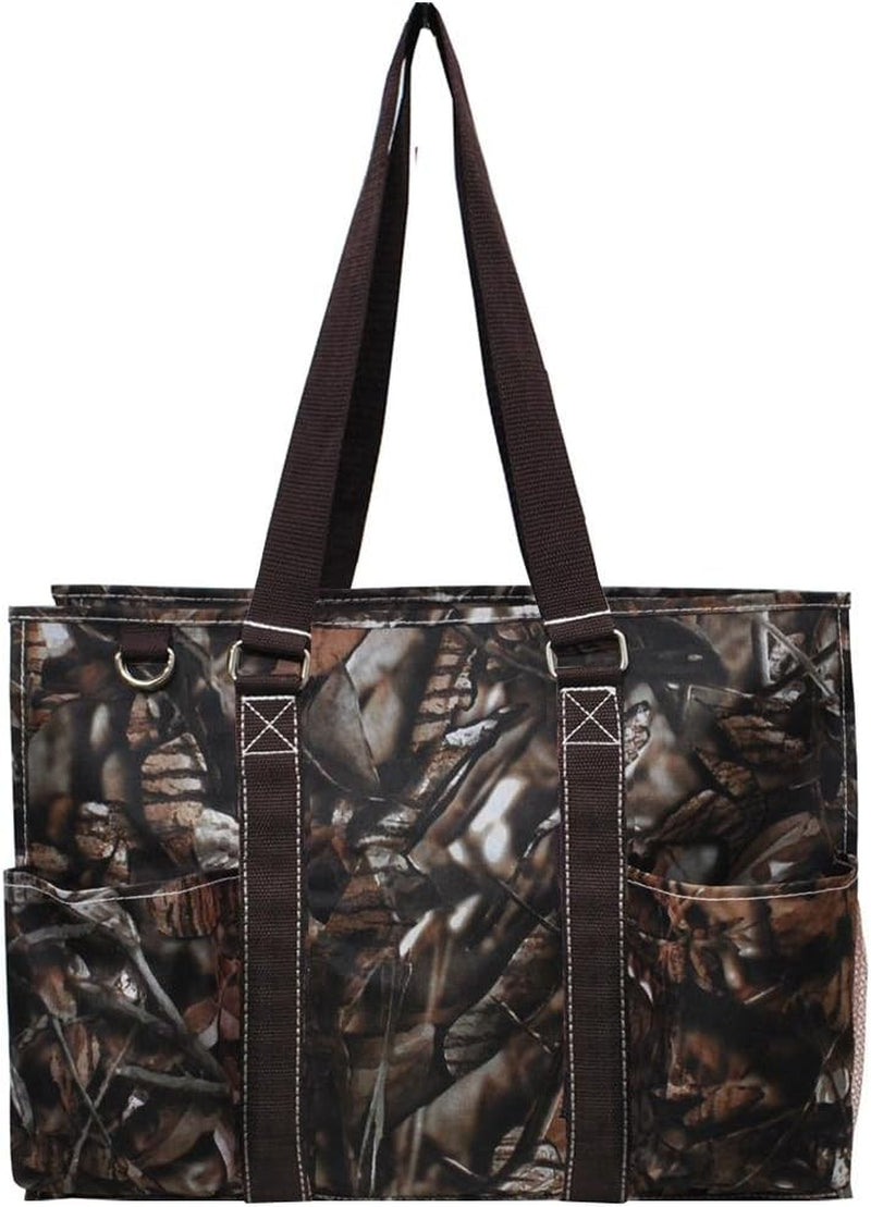 Utility Water Resistant Tote Bag, Top Zipper Closure, Perfect Gifts for Working Women, Nurses, Gym Bag