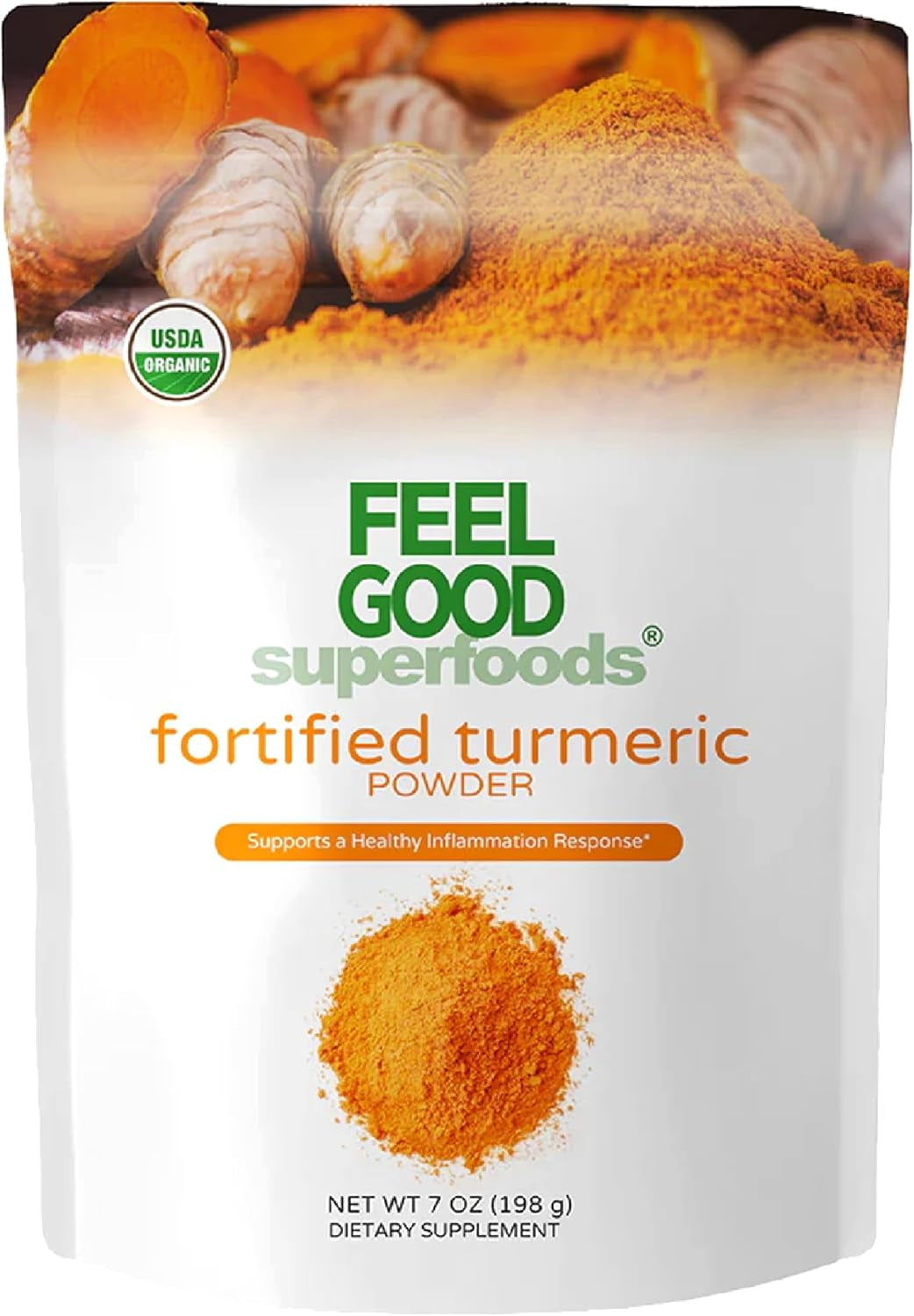 Pure Curcumin Powder, Organic, Non-Gmo, Vegan from Bulk Ground Turmeric Root from India, Curcuma Longa Joint Supplement, 5 Oz TLBH