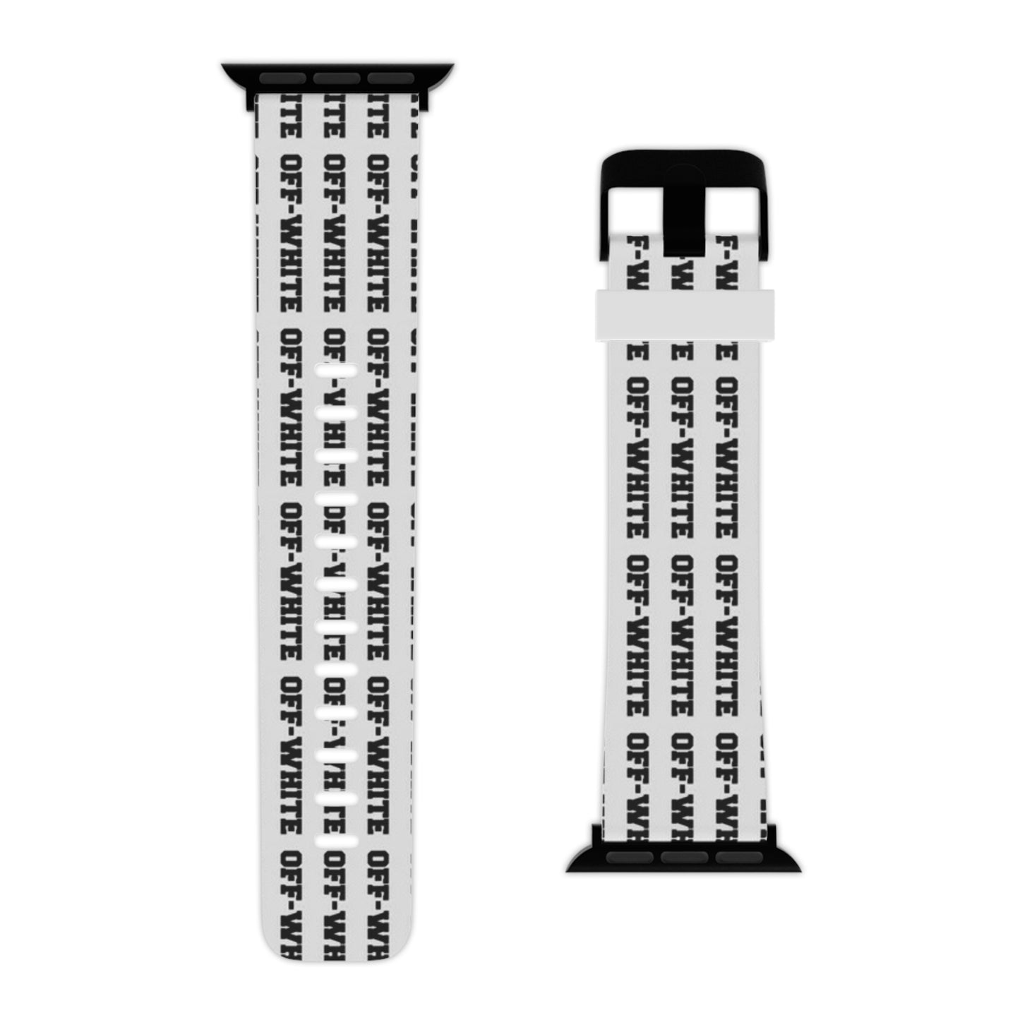 Stylish Off-White Inspired Apple Watch Band | Trendy Accessory for Everyday Wear