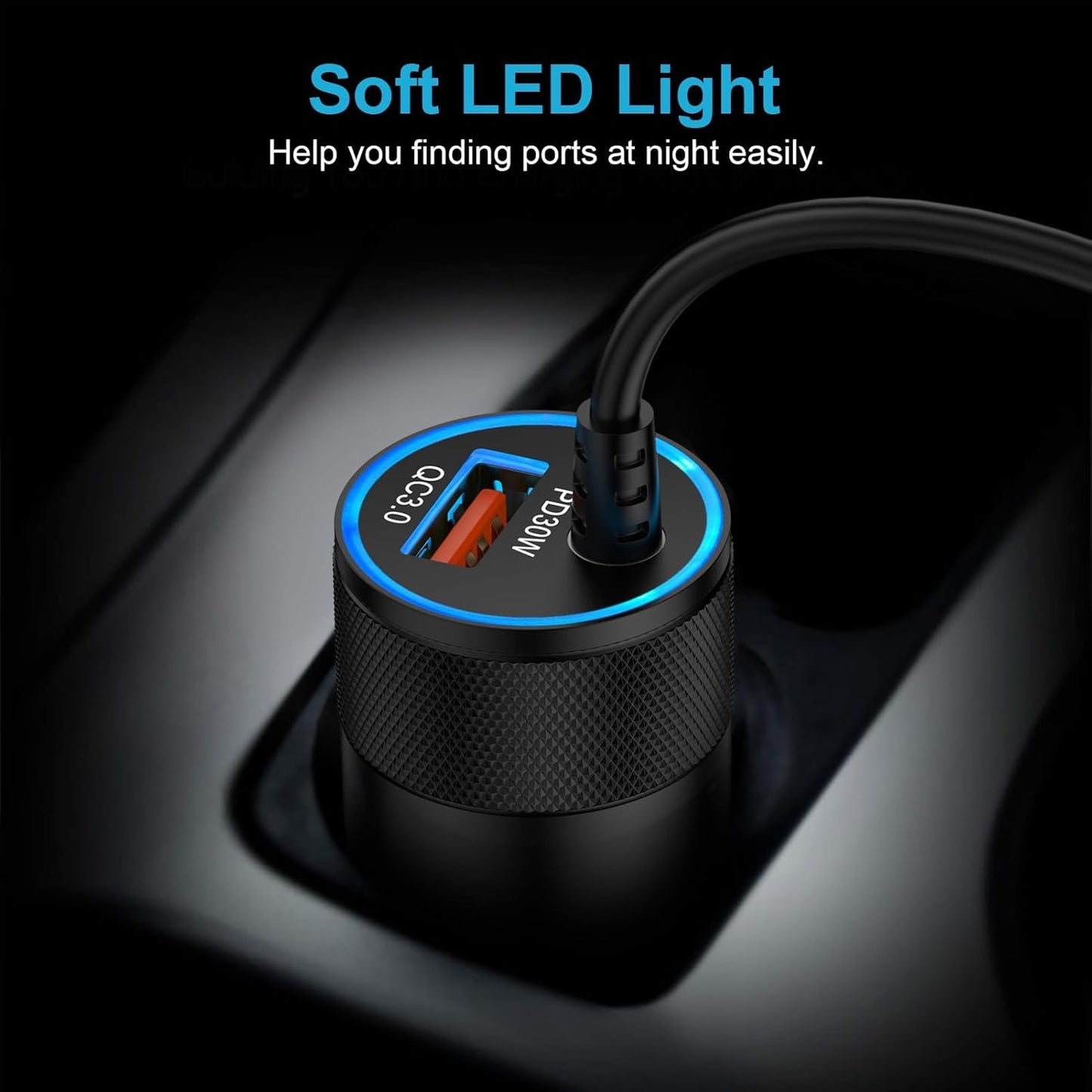 Fast Car Phone Charger for Iphone 16E, 16, 16 Pro Max, 16 Pro, 16 Plus, 15 Series, Accessories USB C Wall Charger with Car Adapter with 3Ft/6Ft Cable