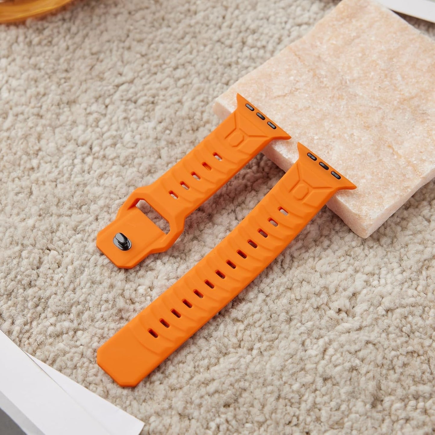 Band Compatible with Apple Watch 42Mm 44Mm 45Mm 49Mm, Replacement Silicone Sport Strap for Iwatch Series Ultra 9/8/7/6/5/4/3/2/1 SE Men Women
