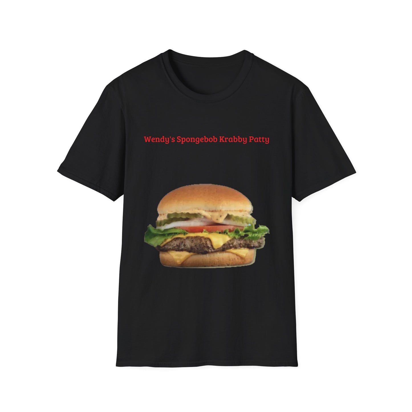 Wendy's Spongebob Krabby Patty Unisex Softstyle T-Shirt