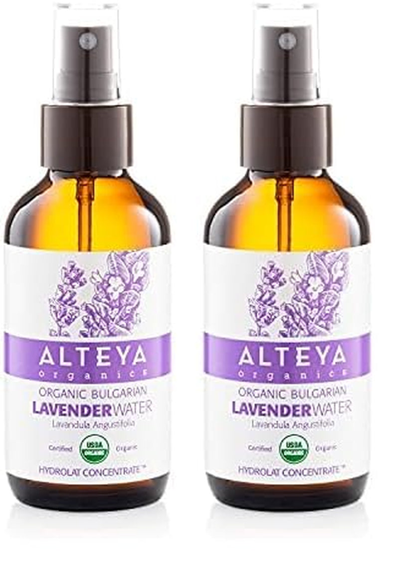 Lavender Water USDA Certified Organic Facial Toner, 17 Fl Oz/500Ml Pure Bulgarian Lavandula Angustifolia Flower Water, Award-Winning Moisturizer Bpa-Free Bottle with Reducer TLBH