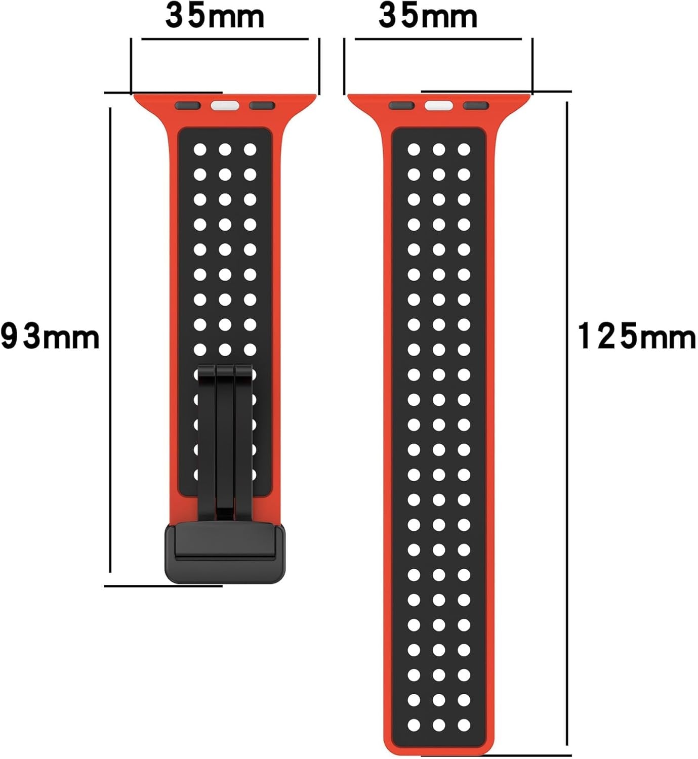Compatible with Apple Watch Band for Women,Colorful Design,Magnetic Link,Breathable,Foldable,Magnetic Silicone Band,Iwatch Band,Smartwatch Band