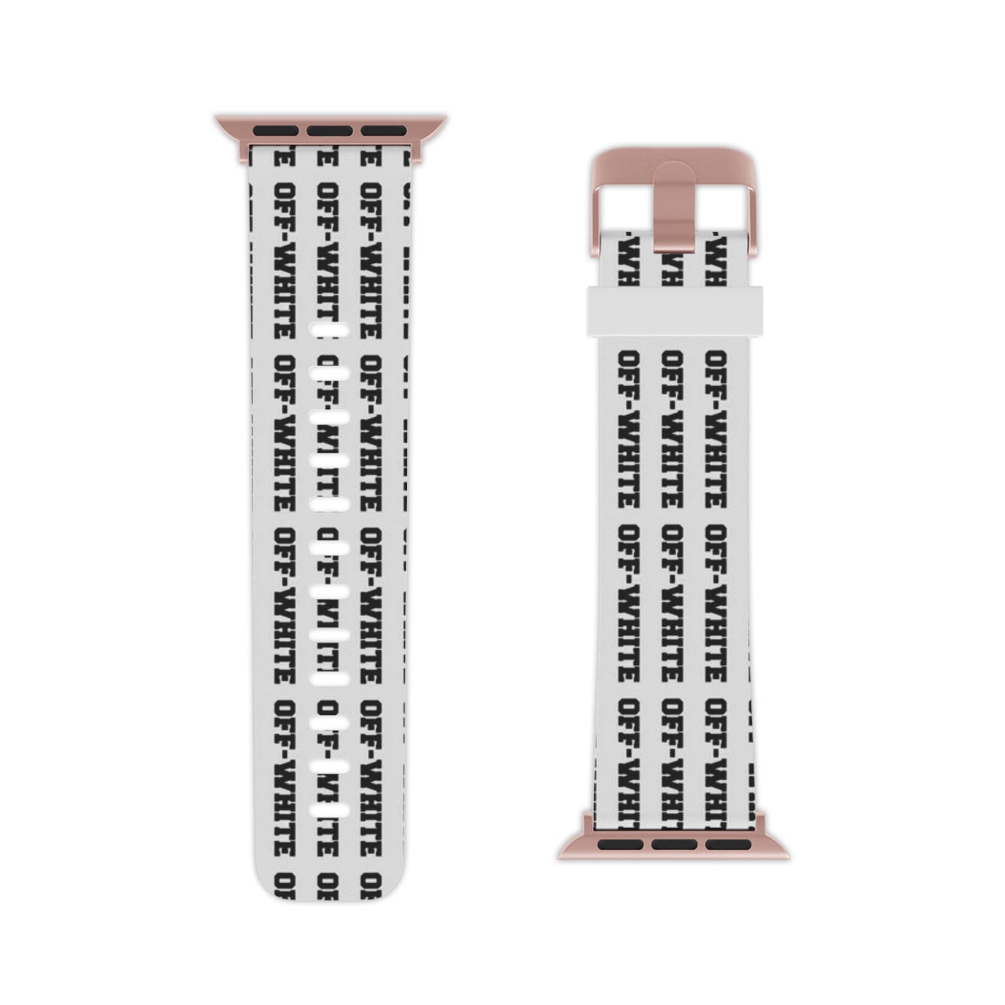 Stylish Off-White Inspired Apple Watch Band | Trendy Accessory for Everyday Wear