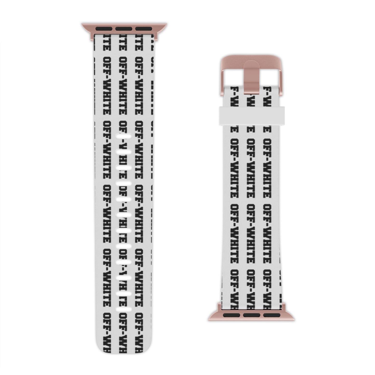 Stylish Off-White Inspired Apple Watch Band | Trendy Accessory for Everyday Wear