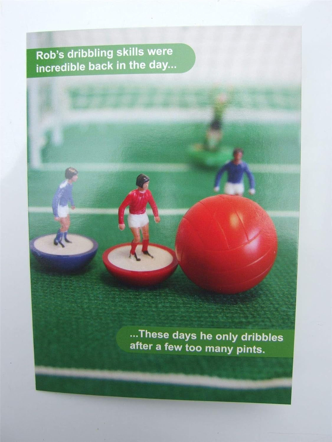 SU002 Football Birthday Card Multi Colour 172Mm X 124Mm