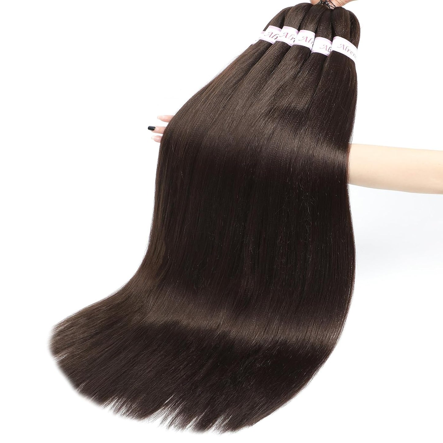 Pre Stretched Braiding Hair Long Braid 30 Inch 8 Packs Professional Braiding Hair Extensions Synthetic Crochet Twist Braids (30 Inch, 6#)