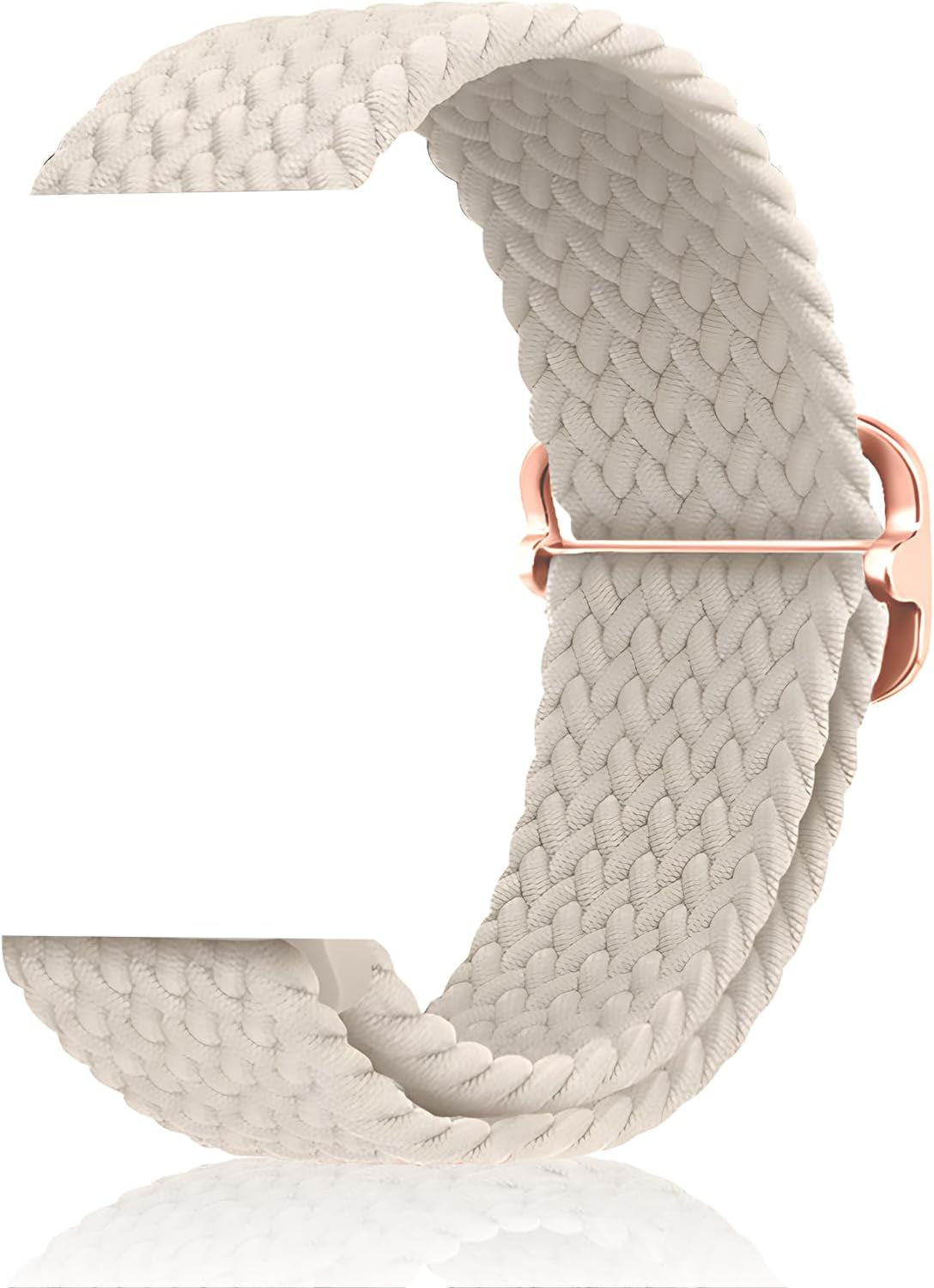 Stretchy Solo Loop Compatible with Apple Watch Band 40Mm 38Mm 41Mm 42Mm 44Mm 45Mm 49Mm, Adjustable Nylon Braided Elastic Sport Straps Womens Men Wristbands for Iwatch Series 8 7 6 5 4 3 2 1 SE Ultra, Elastic Sport Wristbands (38/40/41Mm, Starlight)