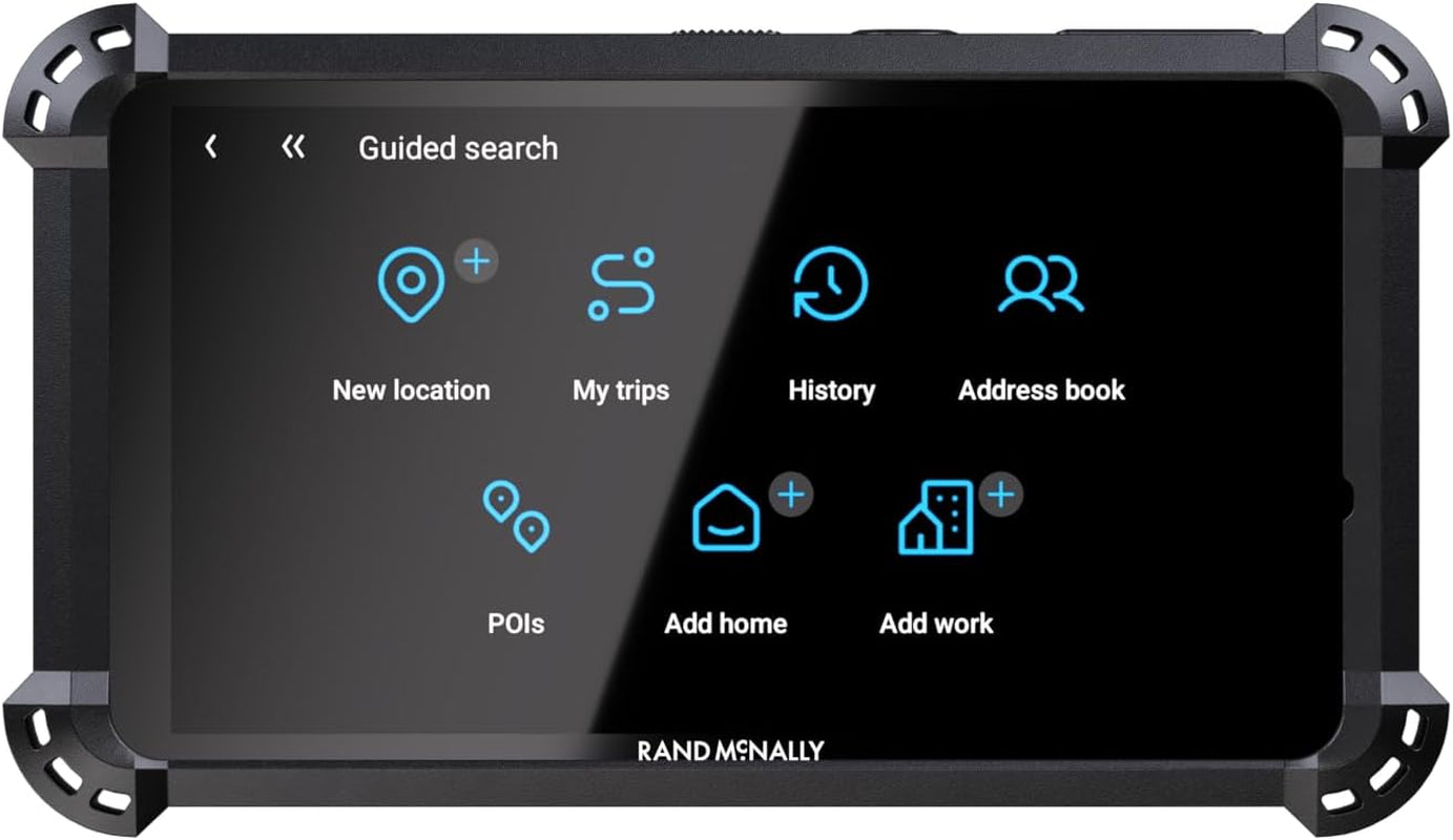 Truck GPS for Truckers with Navigation System, Speed Camera Alerts & Live Traffic Weather and Fuel Updates - Essentials Truck Accessory for Commercial Drivers - Rand Tablet 6 Inch TRUCK DRIVER