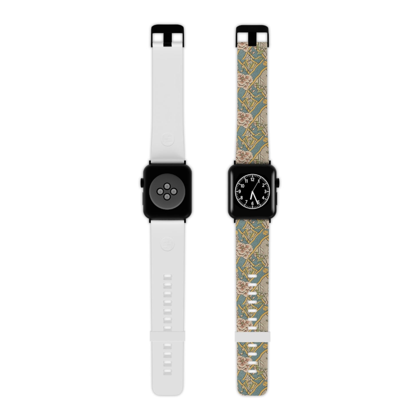 Floral Pattern Apple Watch Band - Stylish & Comfortable Strap