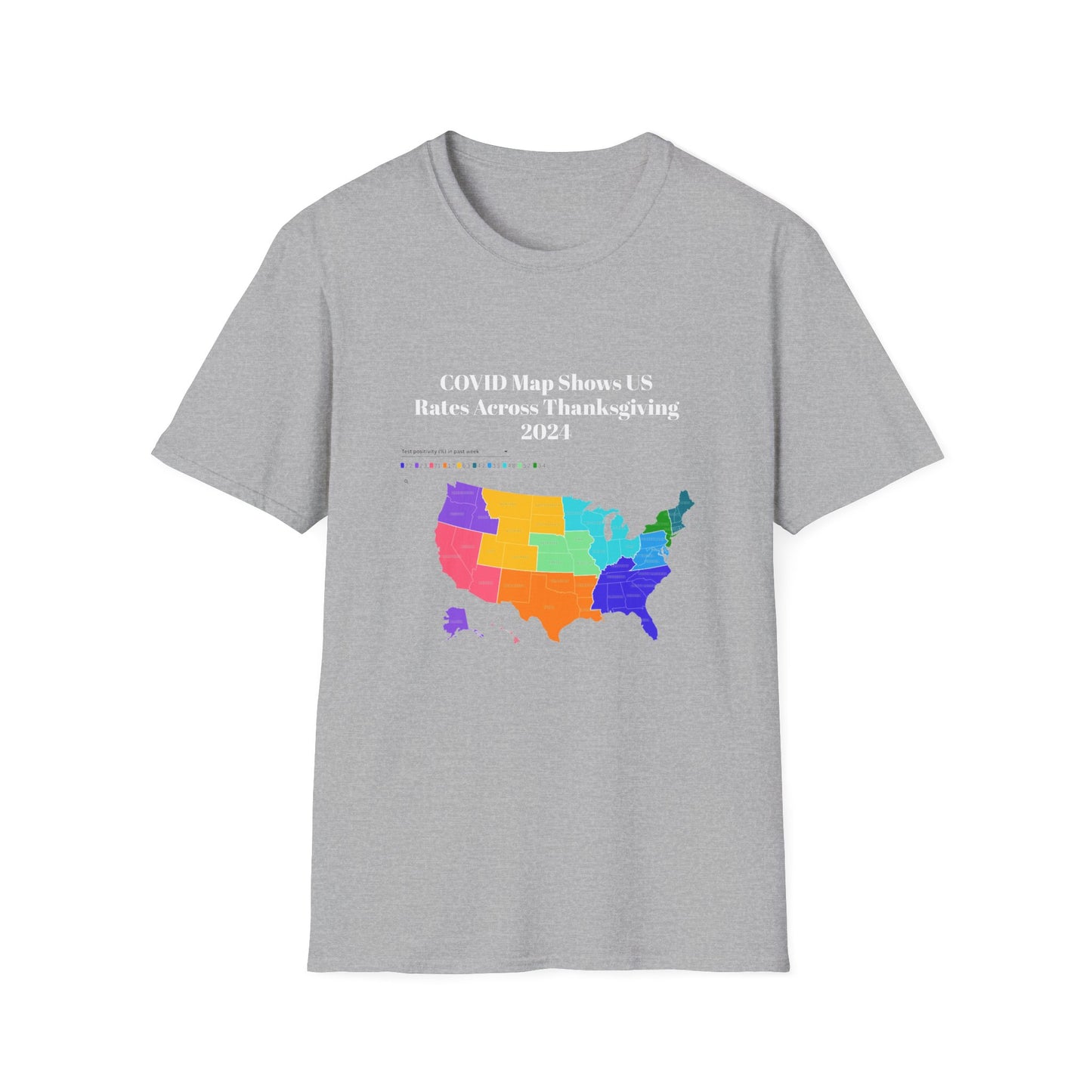Thanksgiving COVID Map T-Shirt