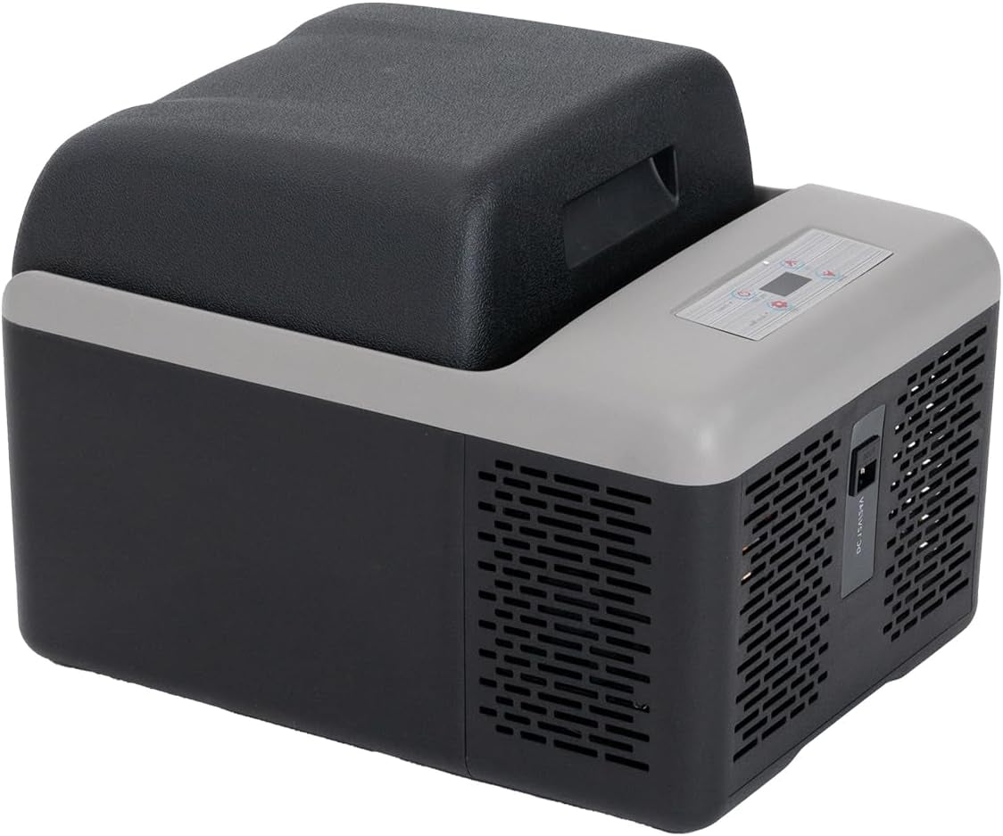 C12 Portable Freezer, 12 Volt Car Refrigerator, 13 Quart (12 Liter) Fast Cooling, 12/24V DC and 100-240V AC for Outdoor, Camping, RV, Truck, Boat TRUCK DRIVER