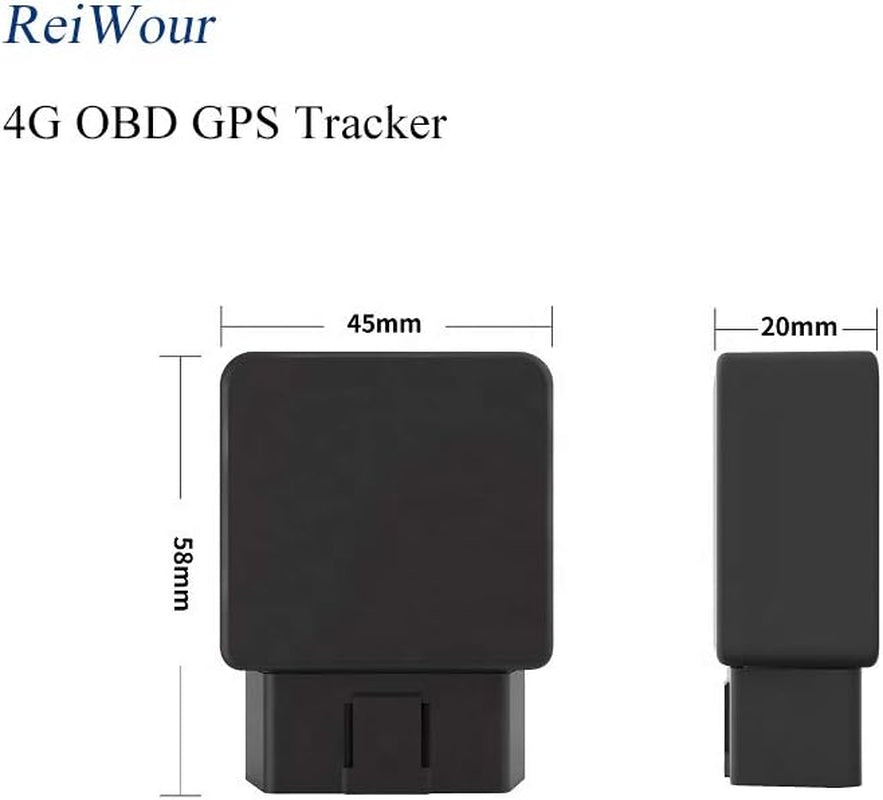 4G OBD GPS Tracker for Vehicles One Month Fee Included Real Time OBD2 Mini Fleet GPS Tracker Hidden Car Tracking Device Location Locator TRUCK DRIVER