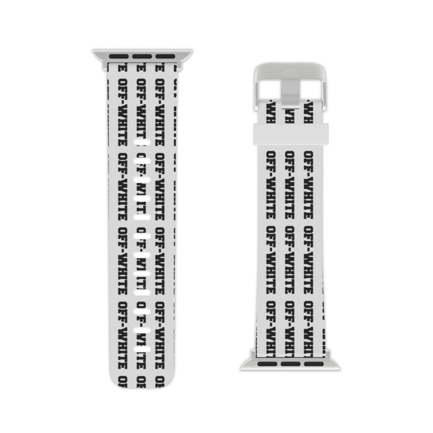 Stylish Off-White Inspired Apple Watch Band | Trendy Accessory for Everyday Wear