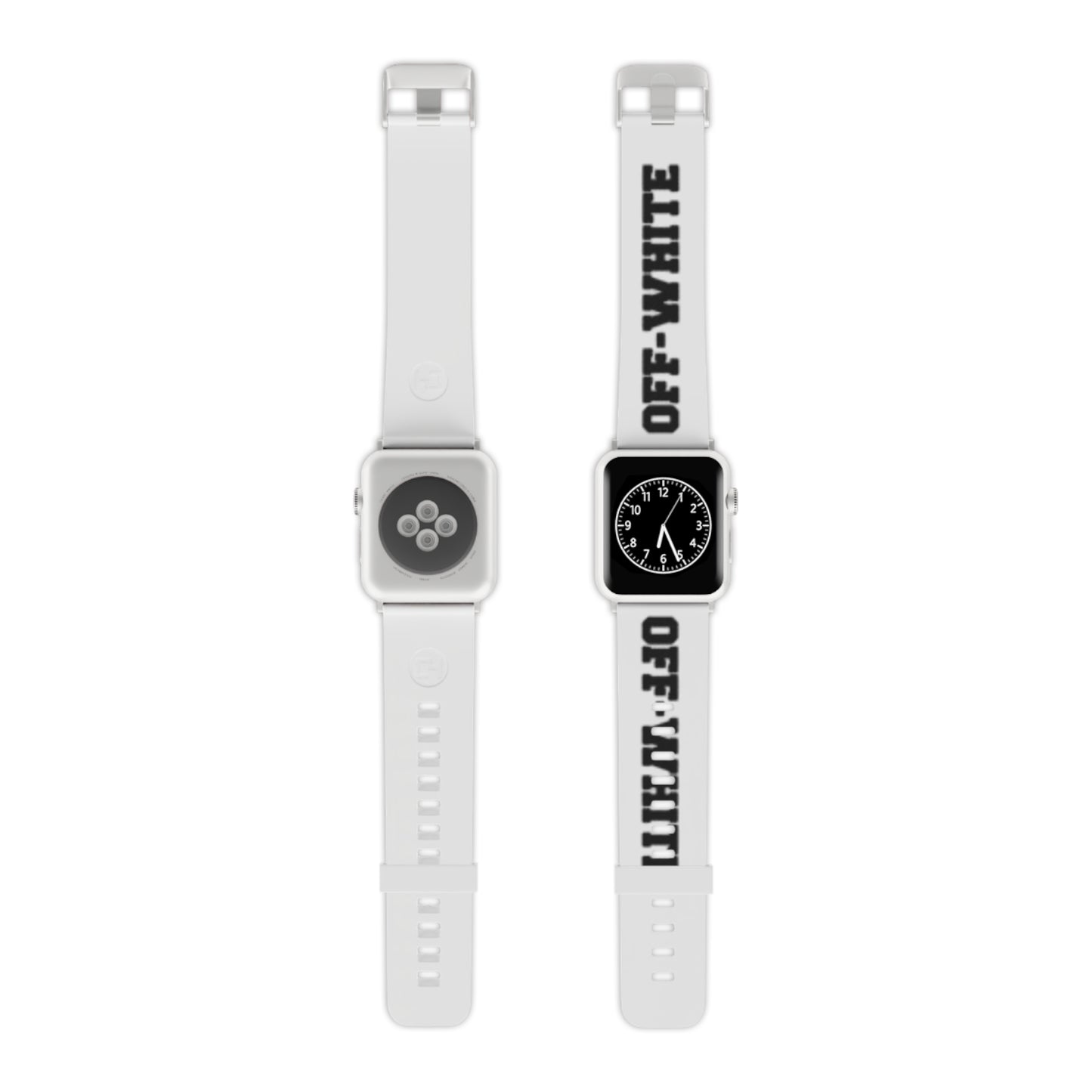 Stylish Off-White Inspired Apple Watch Band - Trendy Accessory for Fashion Enthusiasts