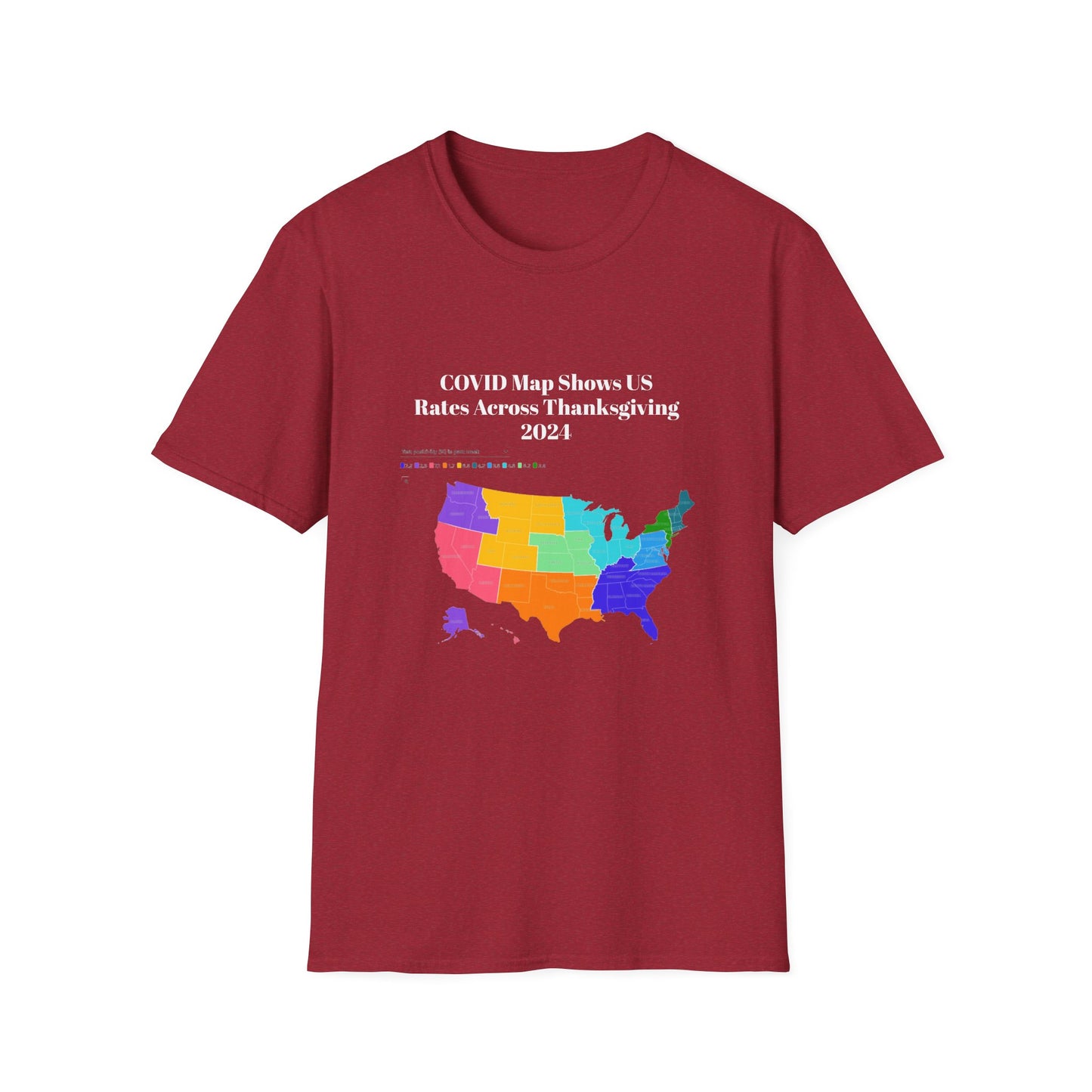 Thanksgiving COVID Map T-Shirt