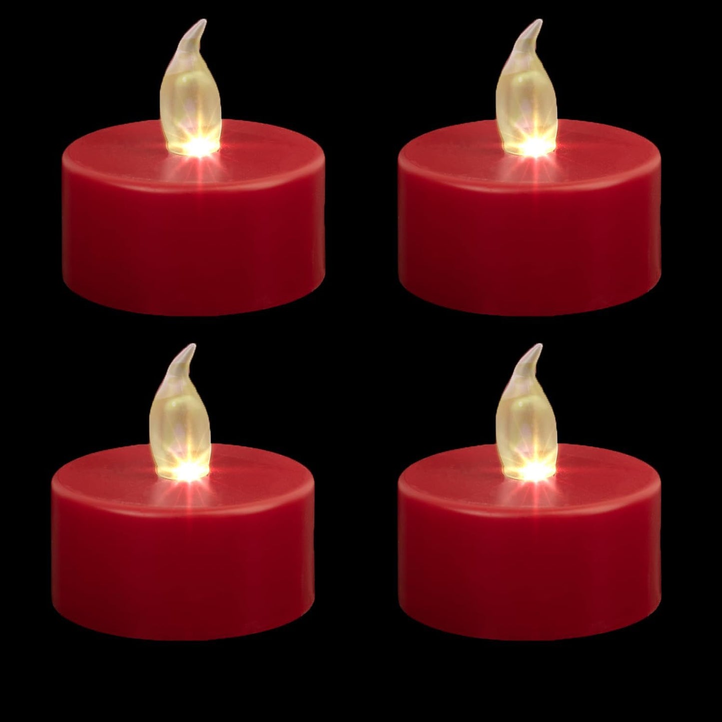Tea Light Candles with Remote Control,Flickering Flameless LED Candle,Long Lasting 400+Hours,Battery Operated with Timer for Home Decoration Seasonal &Festival Celebration Warmyellow (24Pcs)