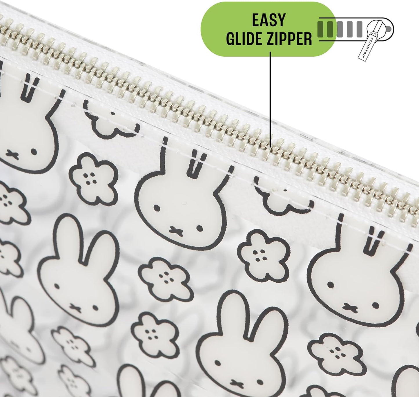 Washbag - Miffy Toiletry Bag, Clear Makeup Bag, Ideal for Cosmetics Travel Accessories, Toiletries Essentials Bag for Women, Teenage Girls UK
