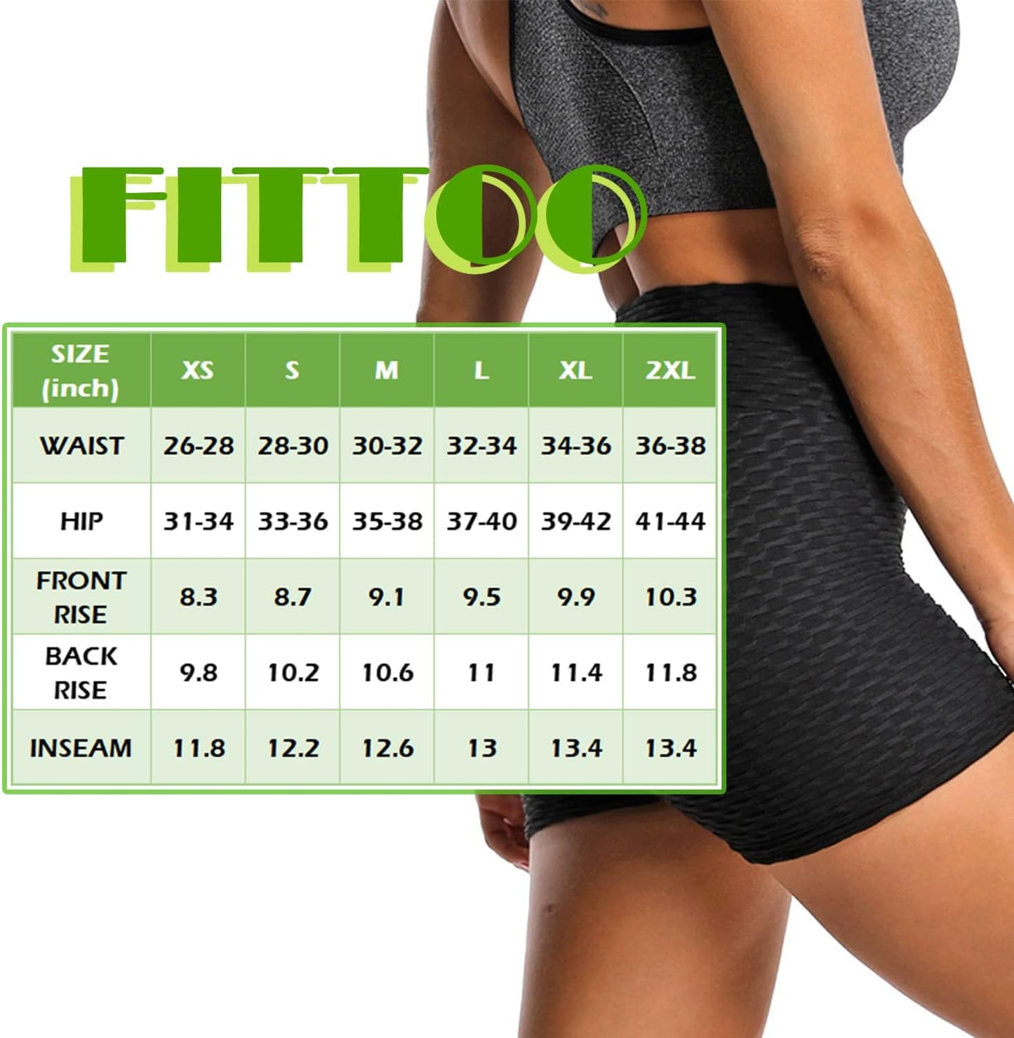 Booty Shorts Naughty Scrunch Butt Lifting Leggings Workout High Waisted Textured Bottom