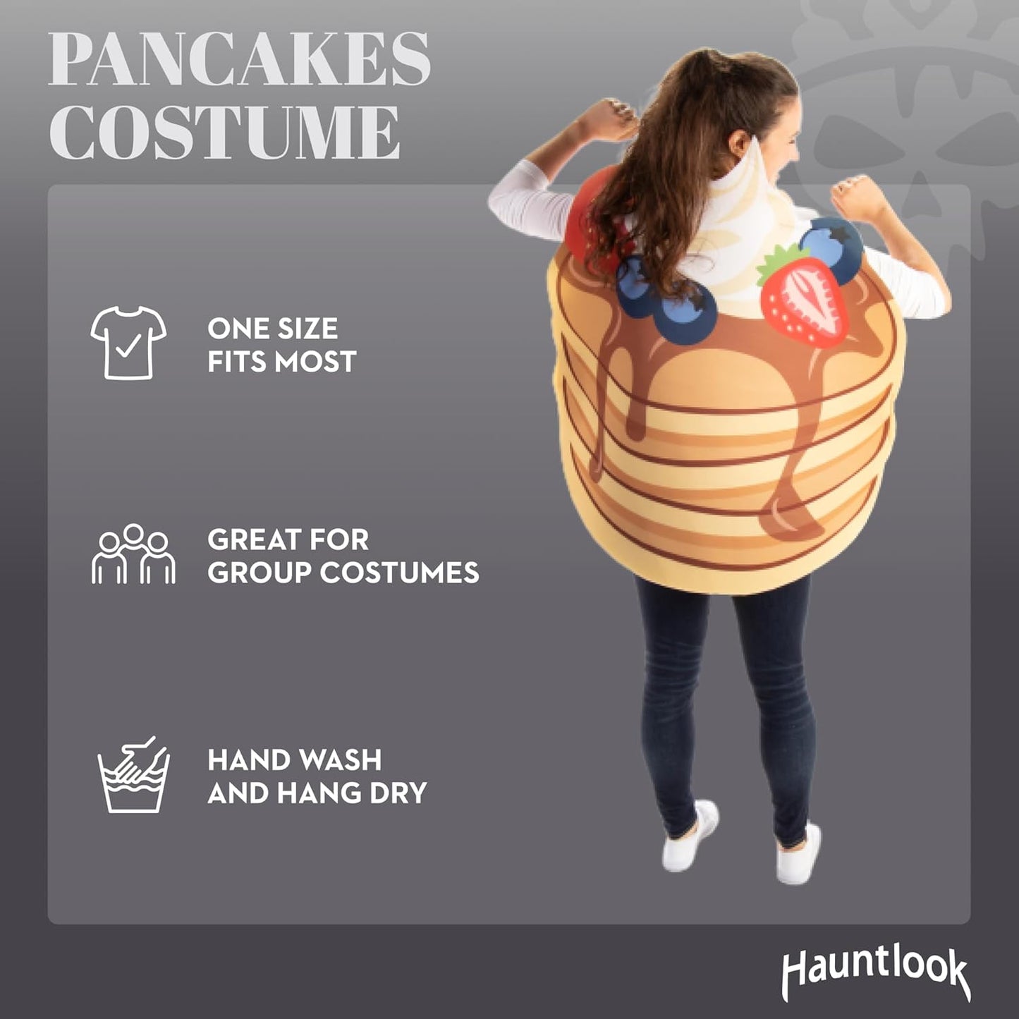 Unisex Funny Breakfast Food Costume