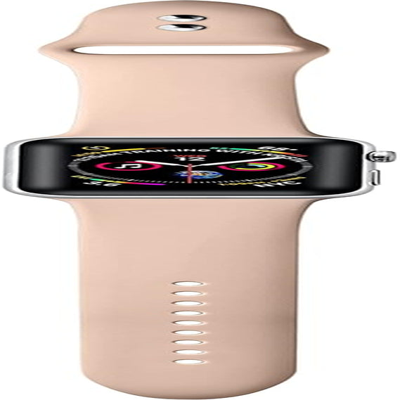 Compatible with Apple Watch Band 38Mm 40Mm 41Mm 42Mm 44Mm 45Mm,Women Mens Soft Cute Silicone Sport Iwatch Band Strap for Apple Watch Series 8/7/6/5/4/3/2/1/SE