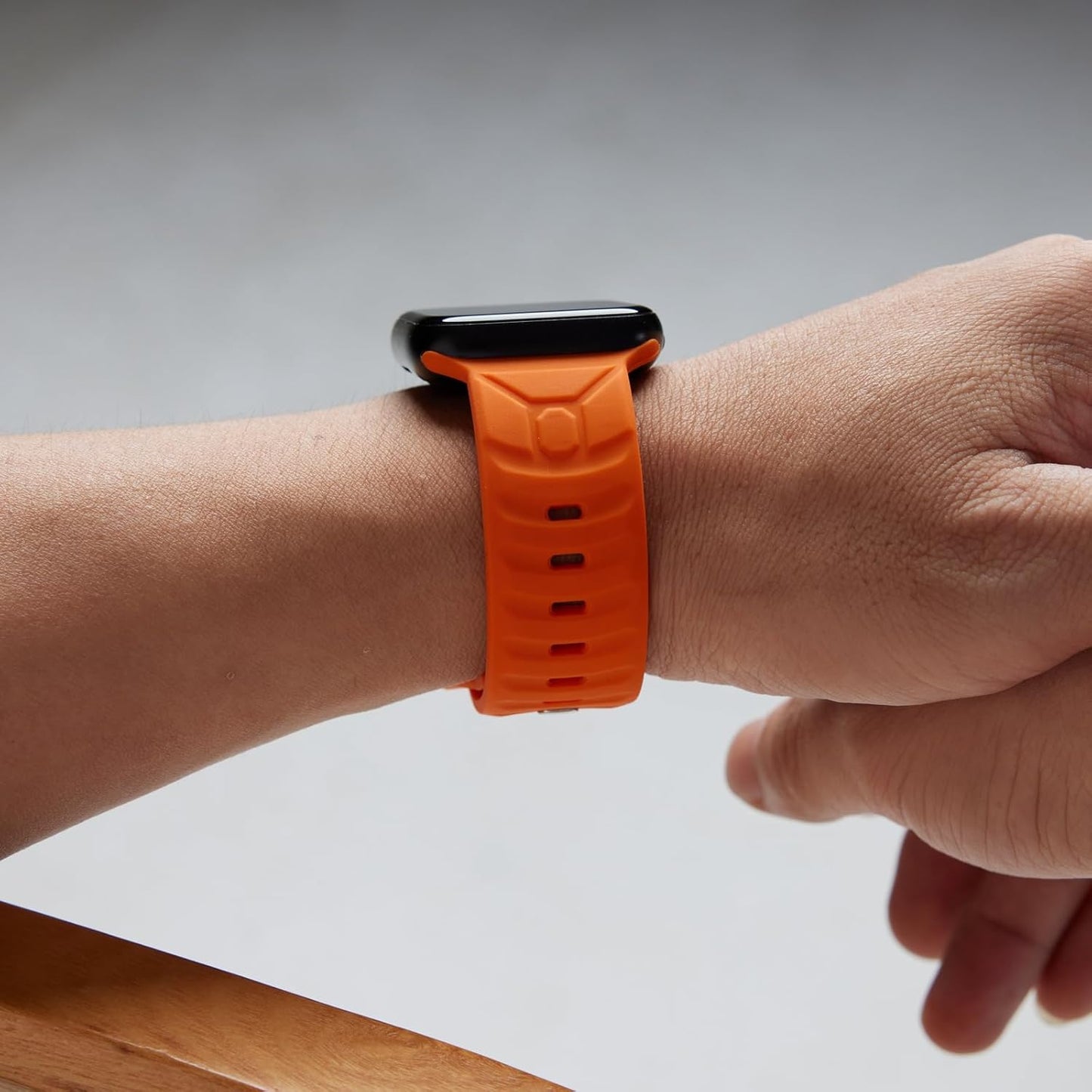 Band Compatible with Apple Watch 42Mm 44Mm 45Mm 49Mm, Replacement Silicone Sport Strap for Iwatch Series Ultra 9/8/7/6/5/4/3/2/1 SE Men Women